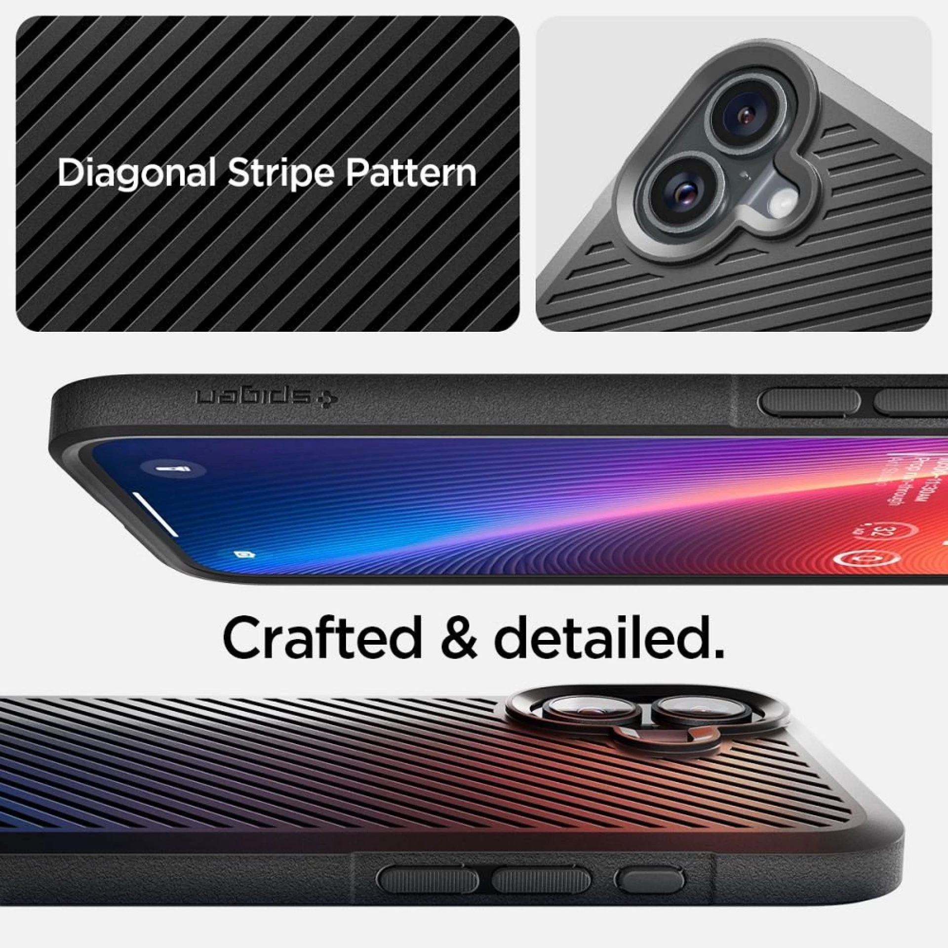 Maska SPIGEN Core Armor za iPhone 16 mat crna