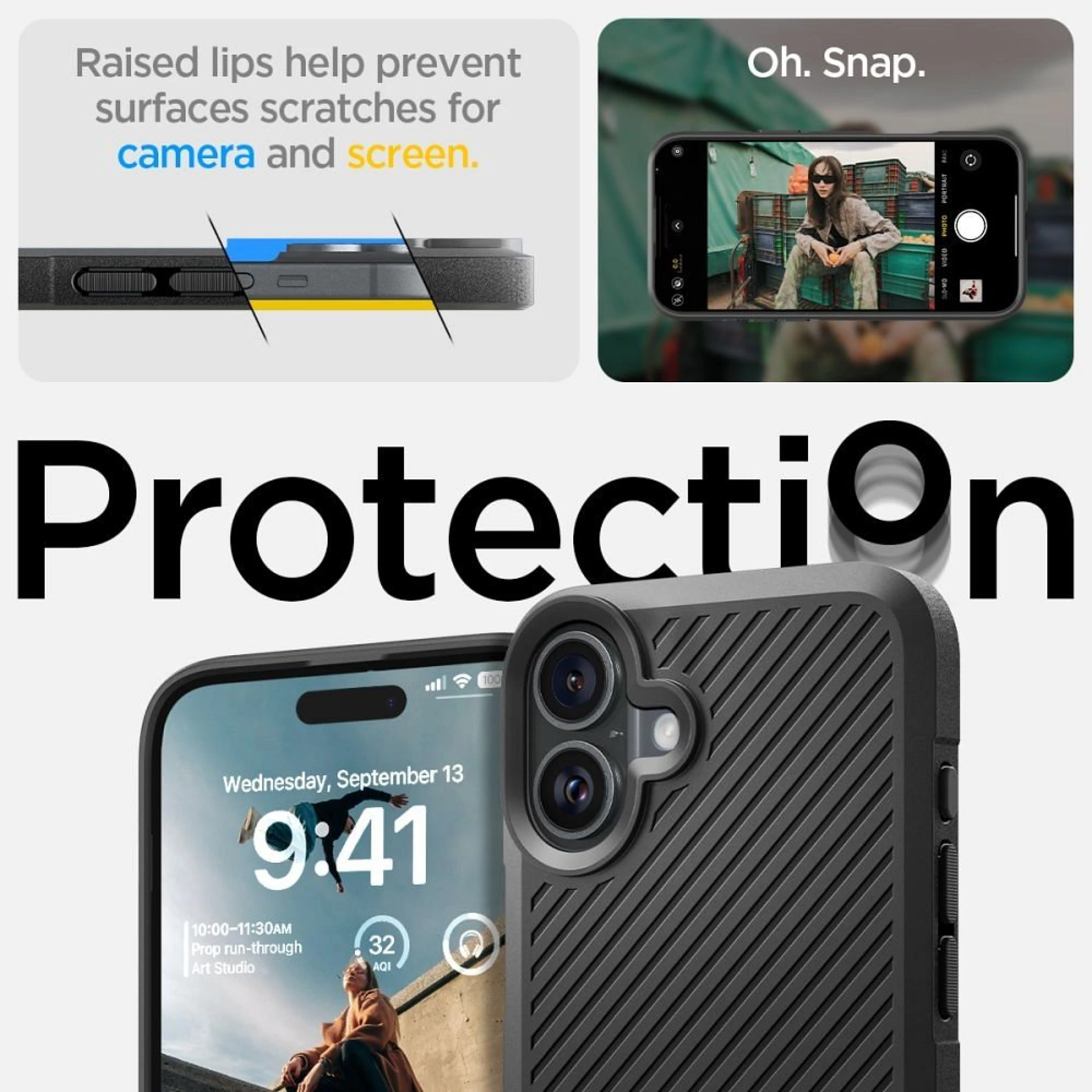 Maska SPIGEN Core Armor za iPhone 16 mat crna