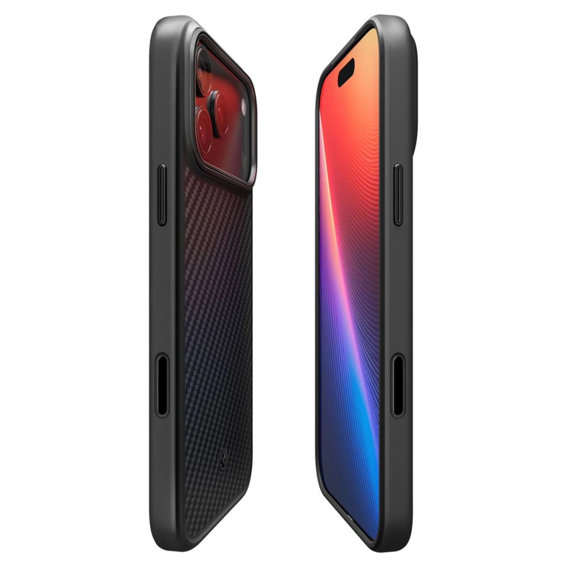 Maska Spigen Enzo Aramid "T" MagSafe za iPhone 17 Pro Max crna