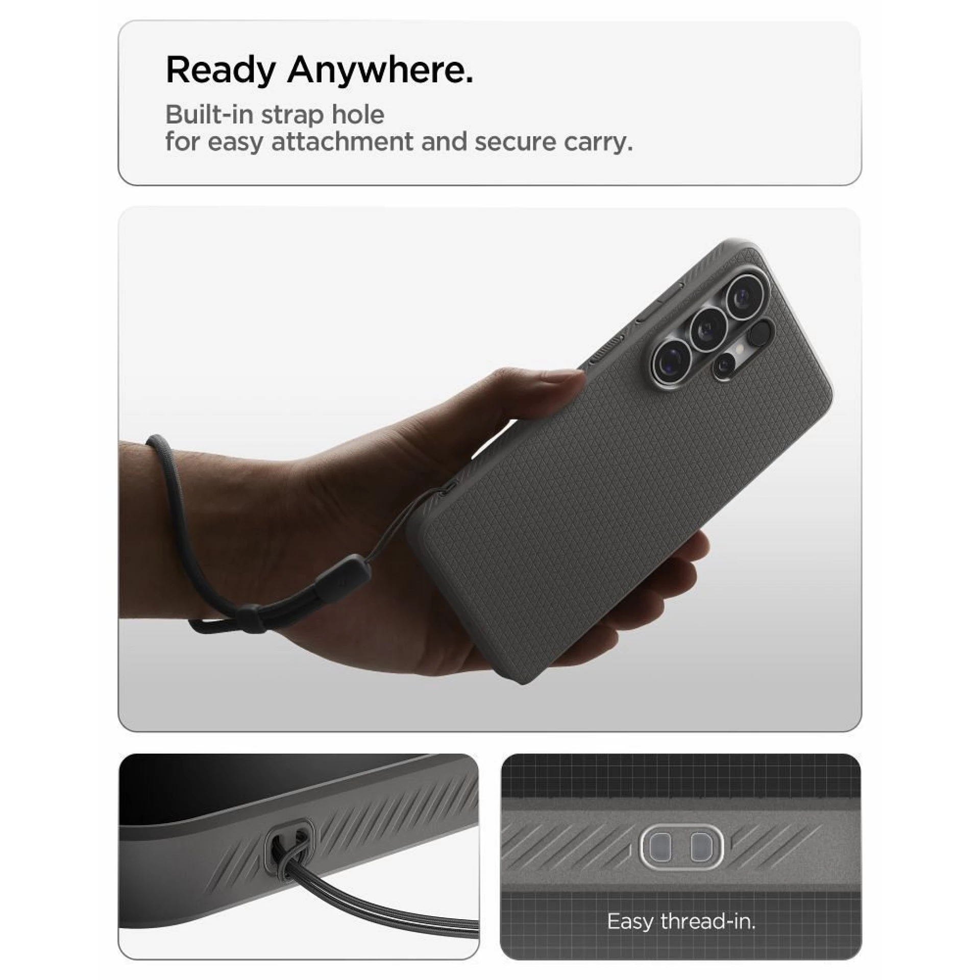 Maska Spigen Liquid Air MagSafe za Samsung S26 Ultra siva