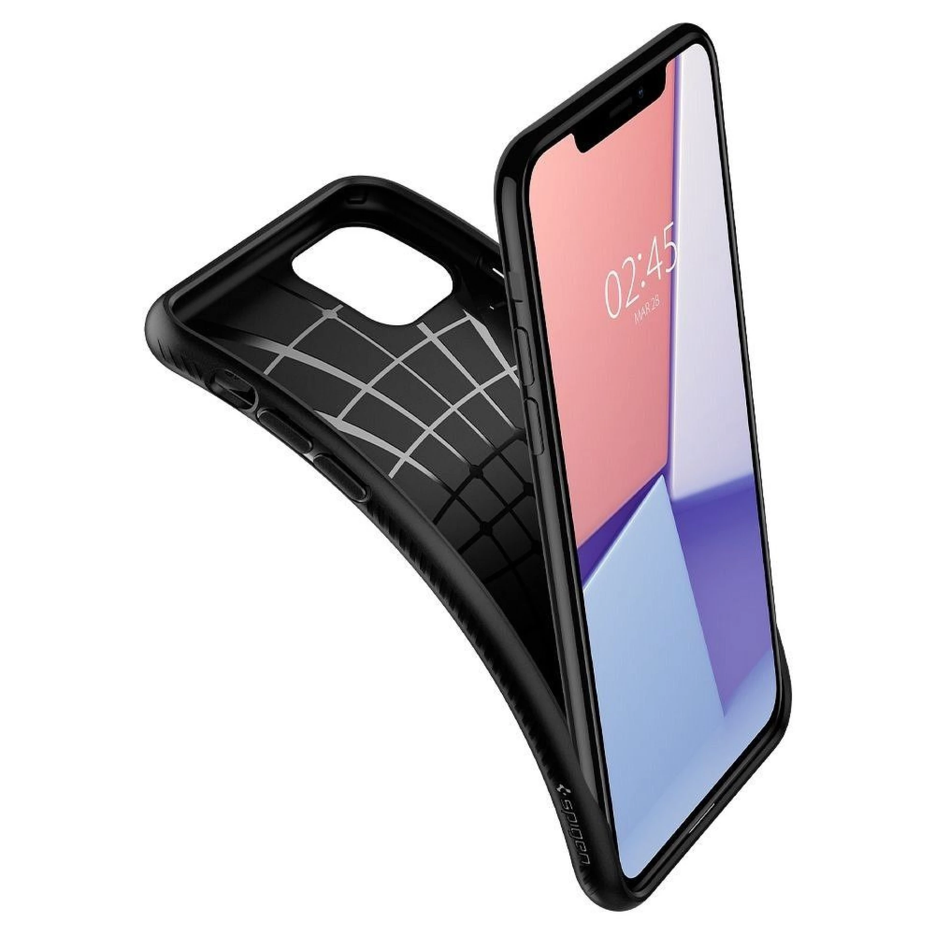 Maska SPIGEN Liquid Air za Iphone 11 matte black