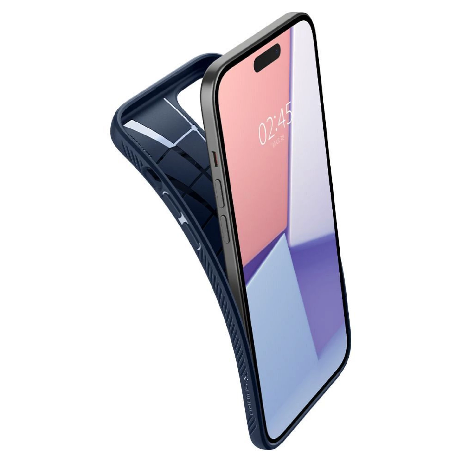 Maska SPIGEN Liquid Air za IPHONE 15 navy blue