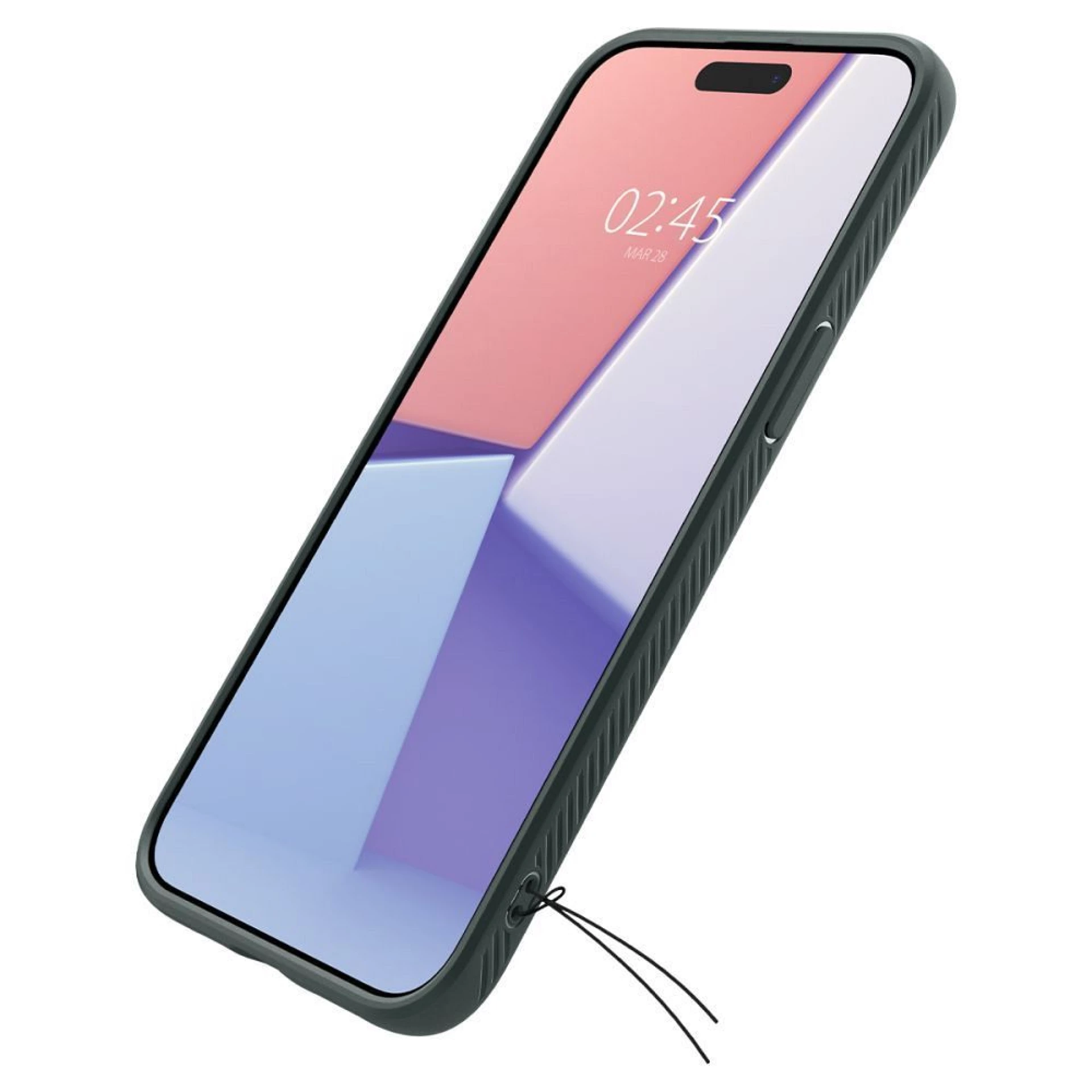 Maska SPIGEN Liquid Air za IPHONE 15 PRO MAX abyss
green