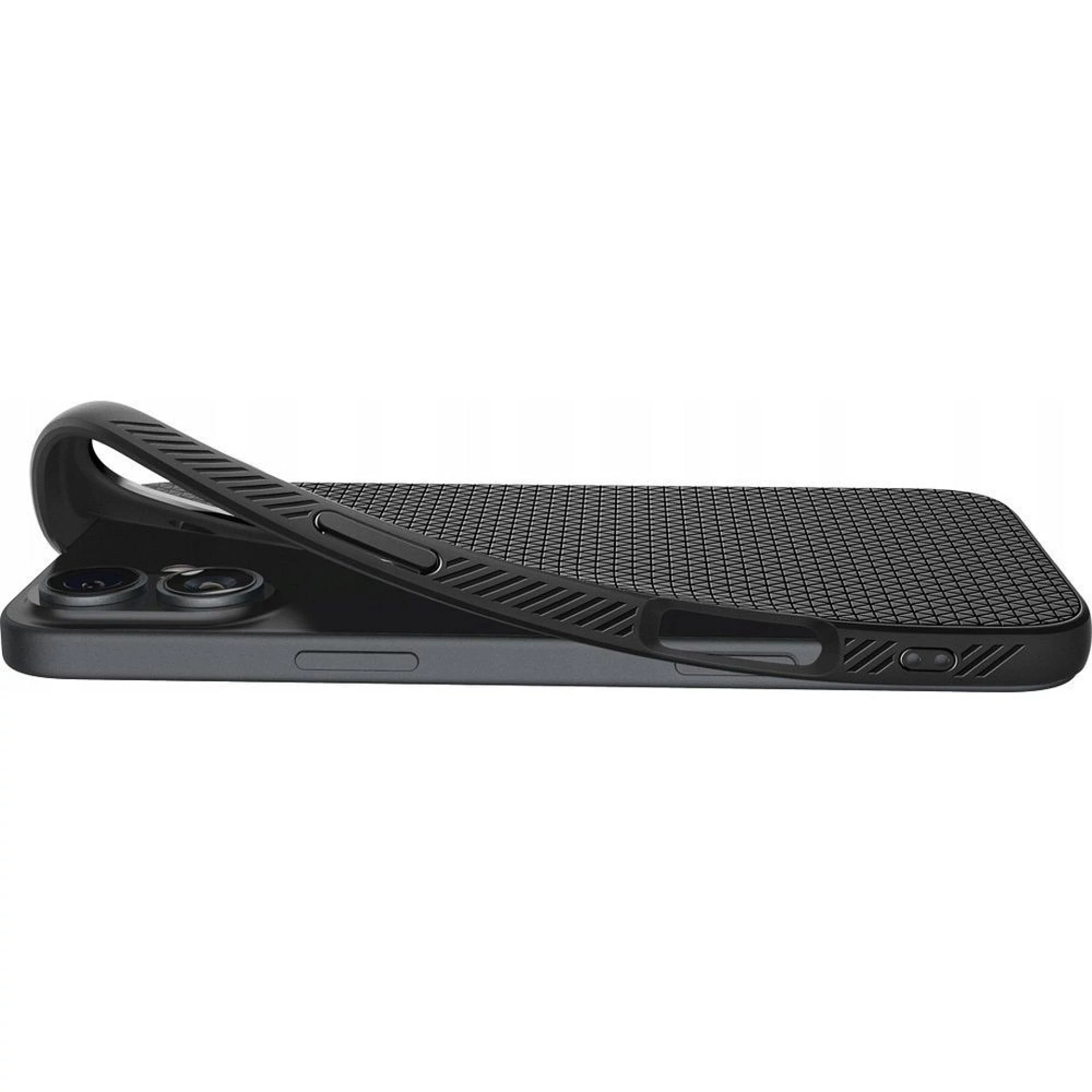 Maska SPIGEN Liquid Air za iPhone 16 mat crna