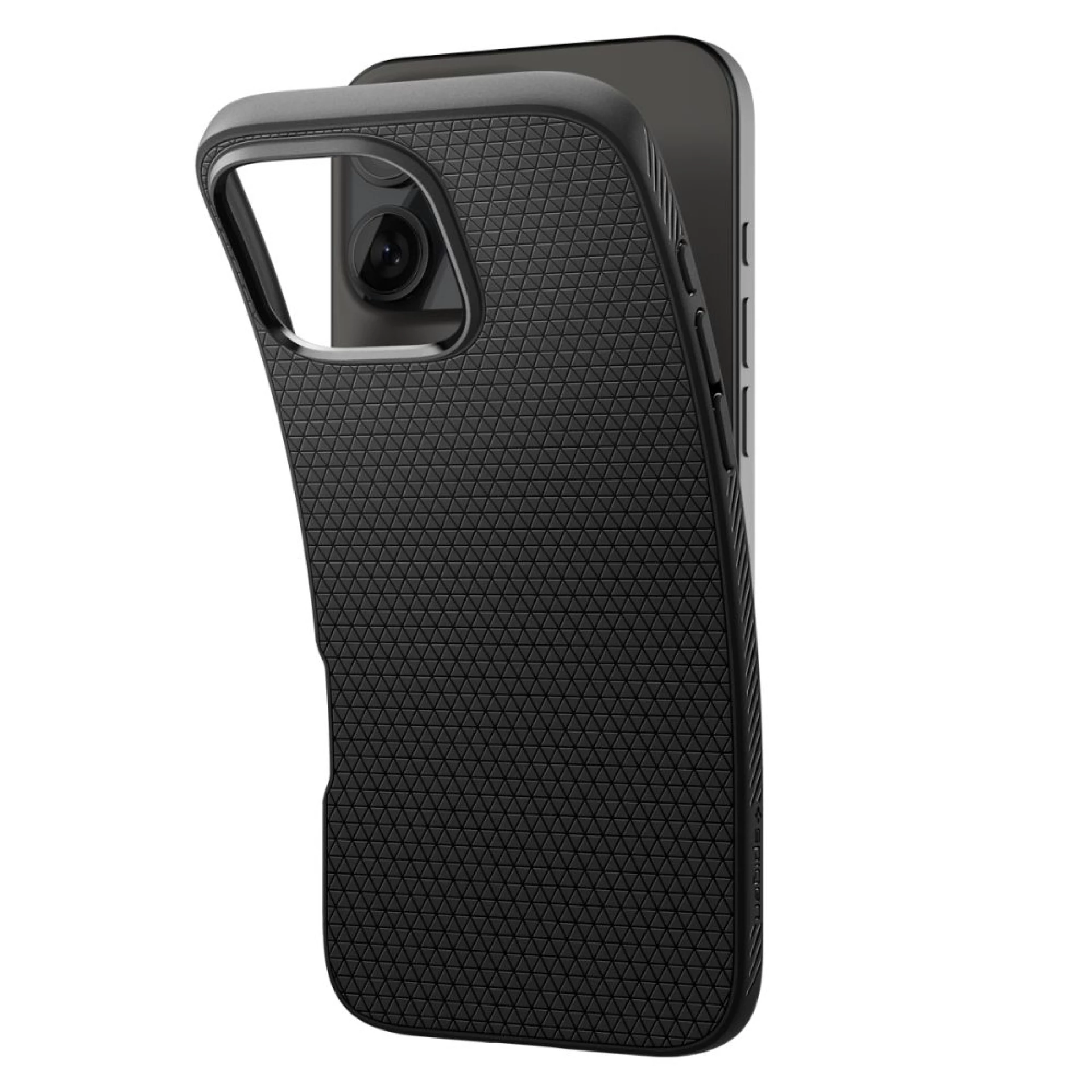 Maska SPIGEN Liquid Air za iPhone 16 Pro Max mat crna