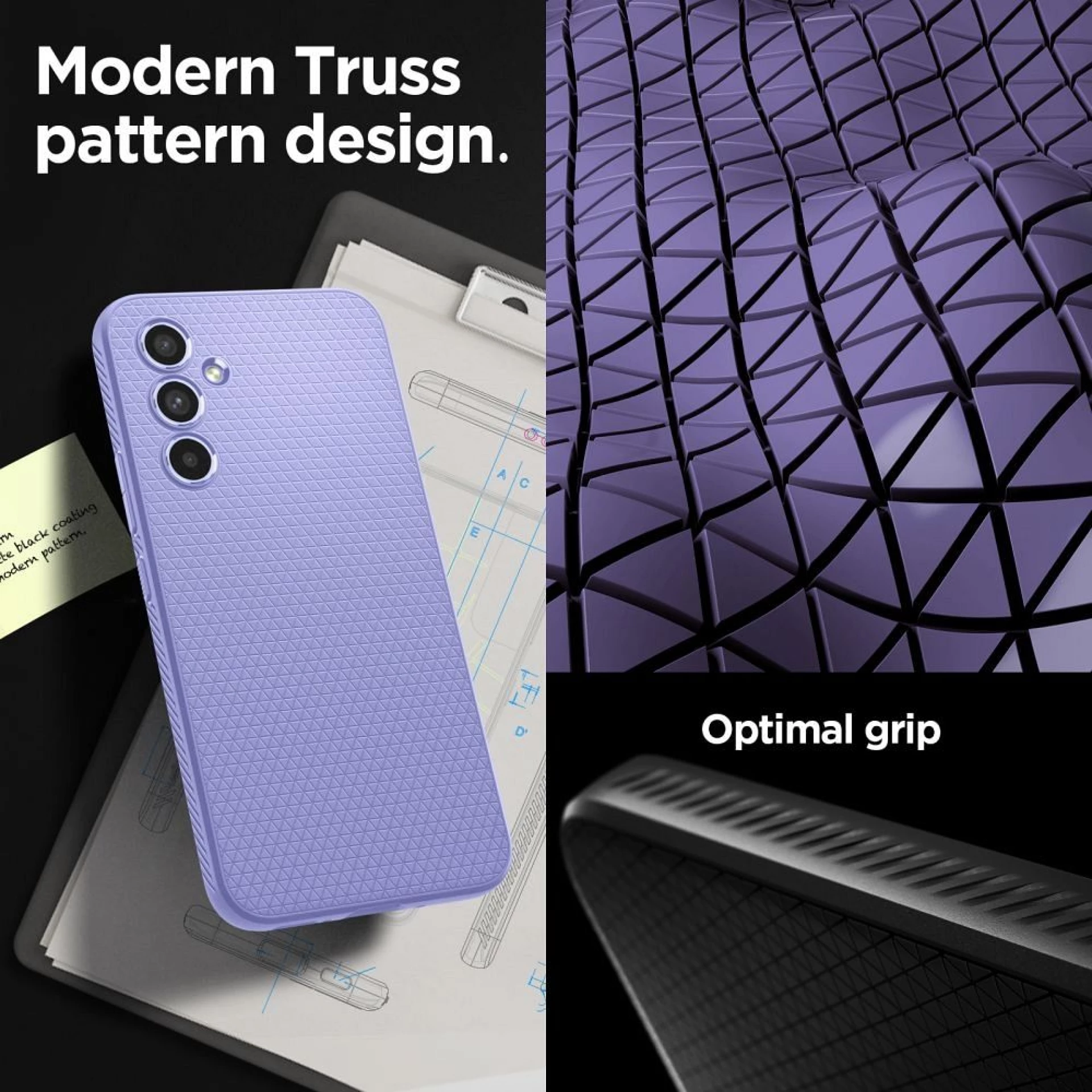 Maska SPIGEN Liquid Air za SAMSUNG A54 5G awesome violet