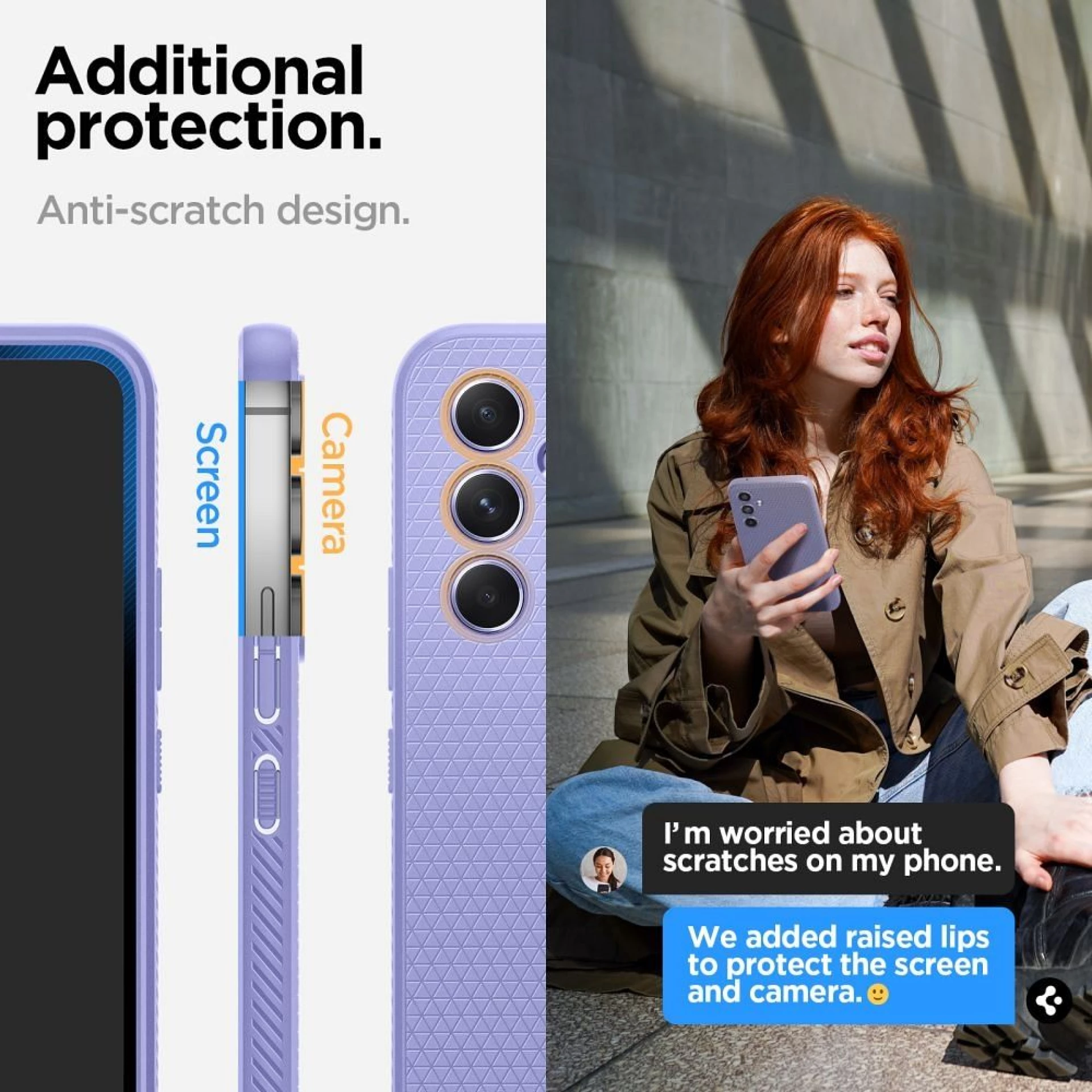 Maska SPIGEN Liquid Air za SAMSUNG A54 5G awesome violet