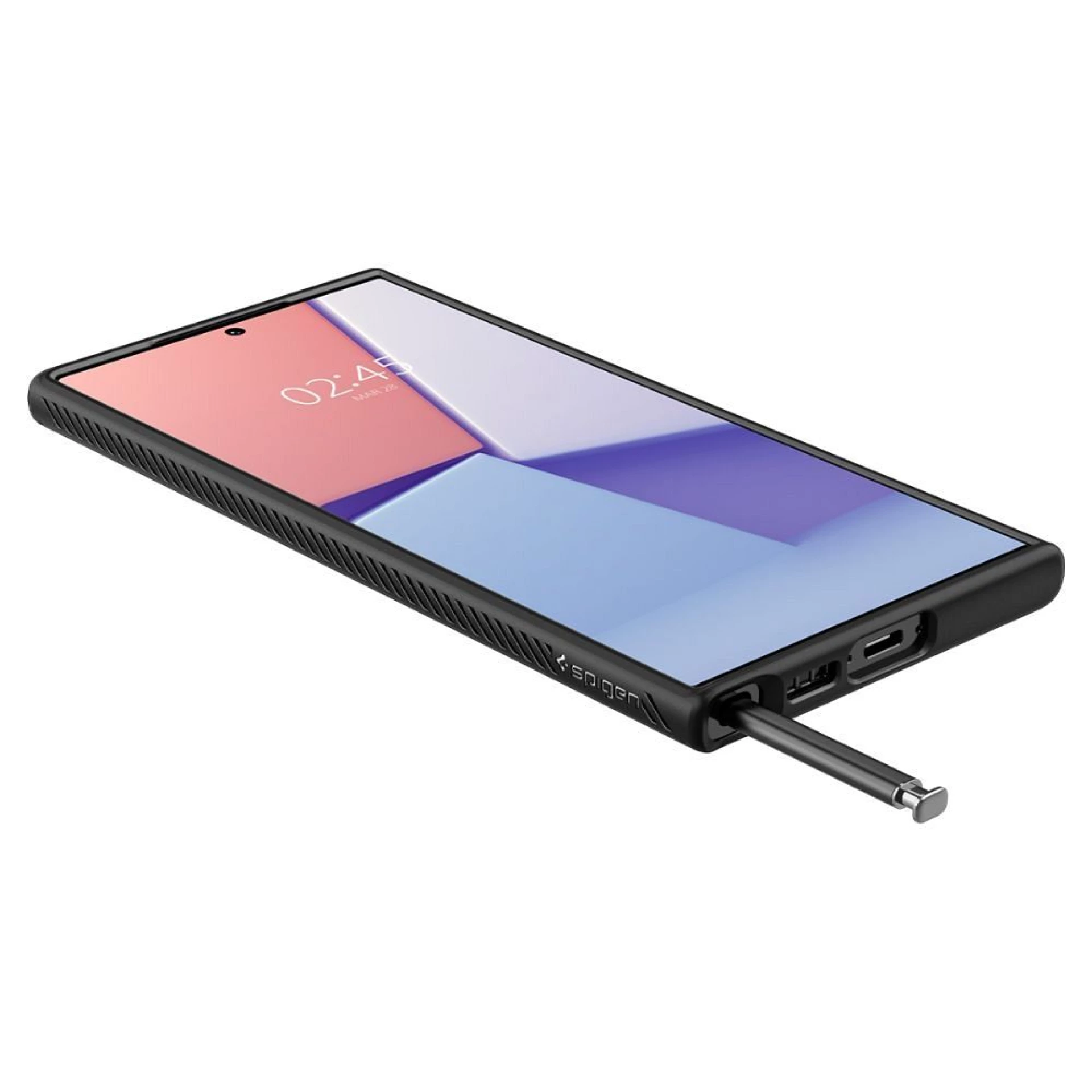 Maska SPIGEN Liquid Air za SAMSUNG S23 ULTRA mat crna