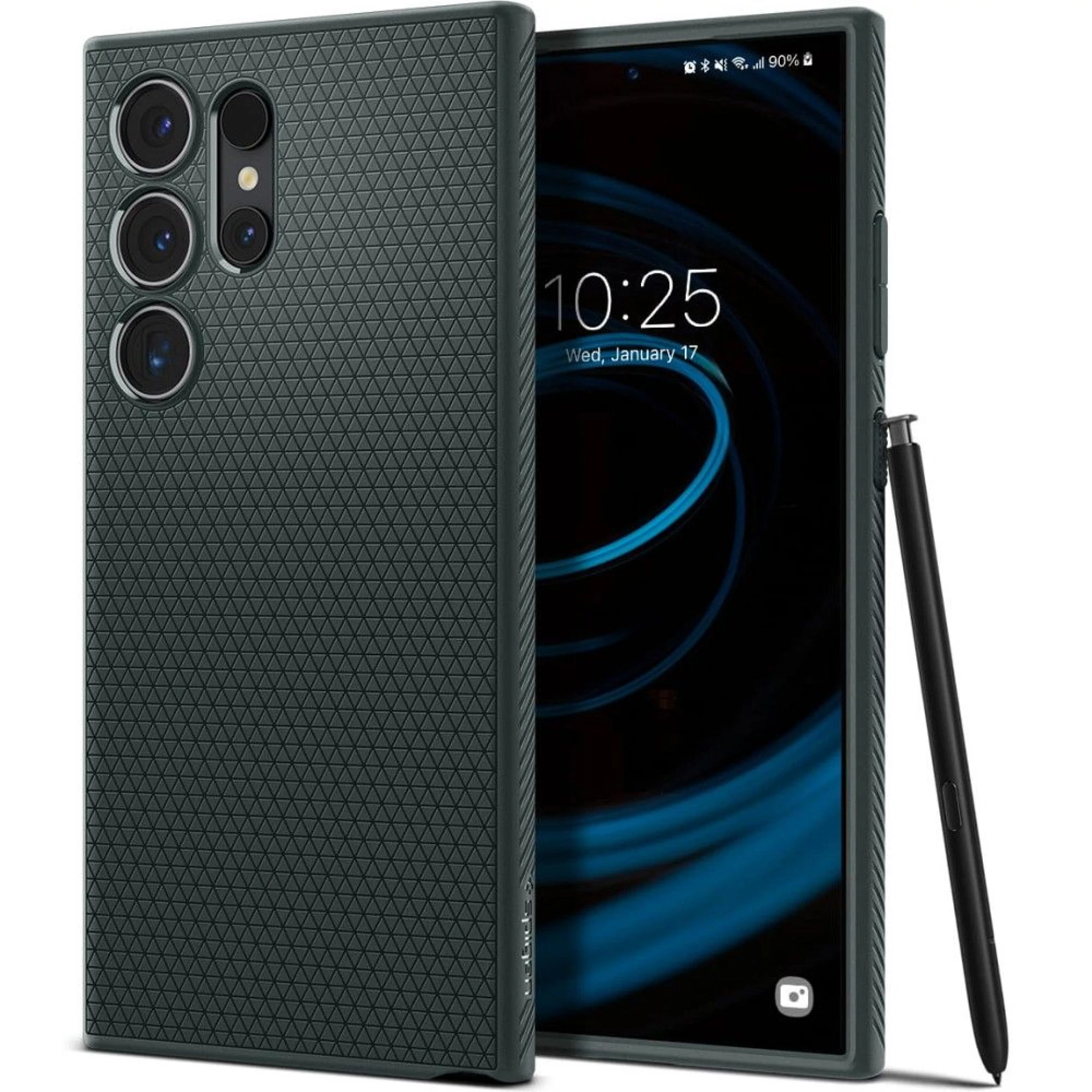 Maska SPIGEN Liquid Air za Samsung S24 Ultra abyss zelena