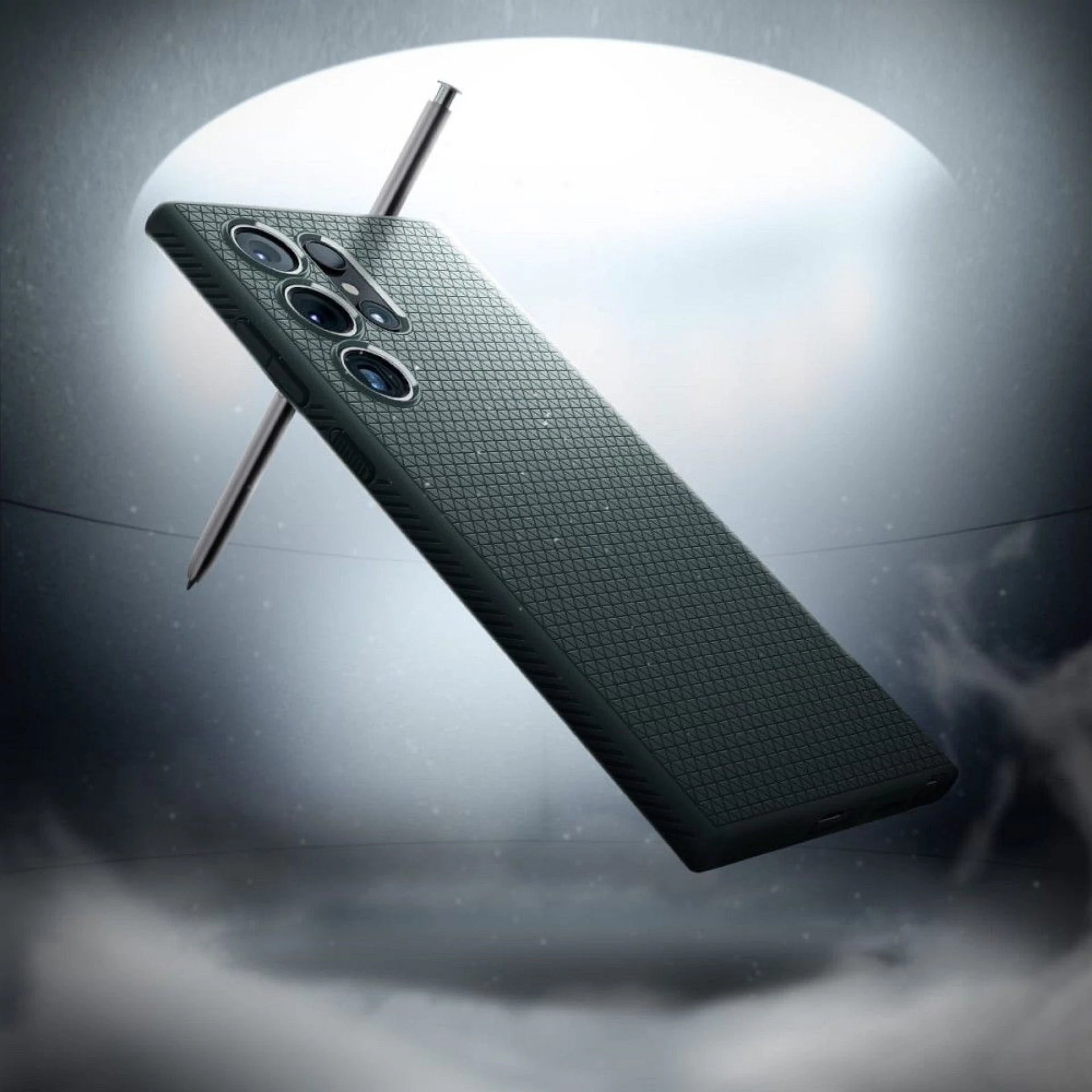 Maska SPIGEN Liquid Air za Samsung S24 Ultra abyss zelena