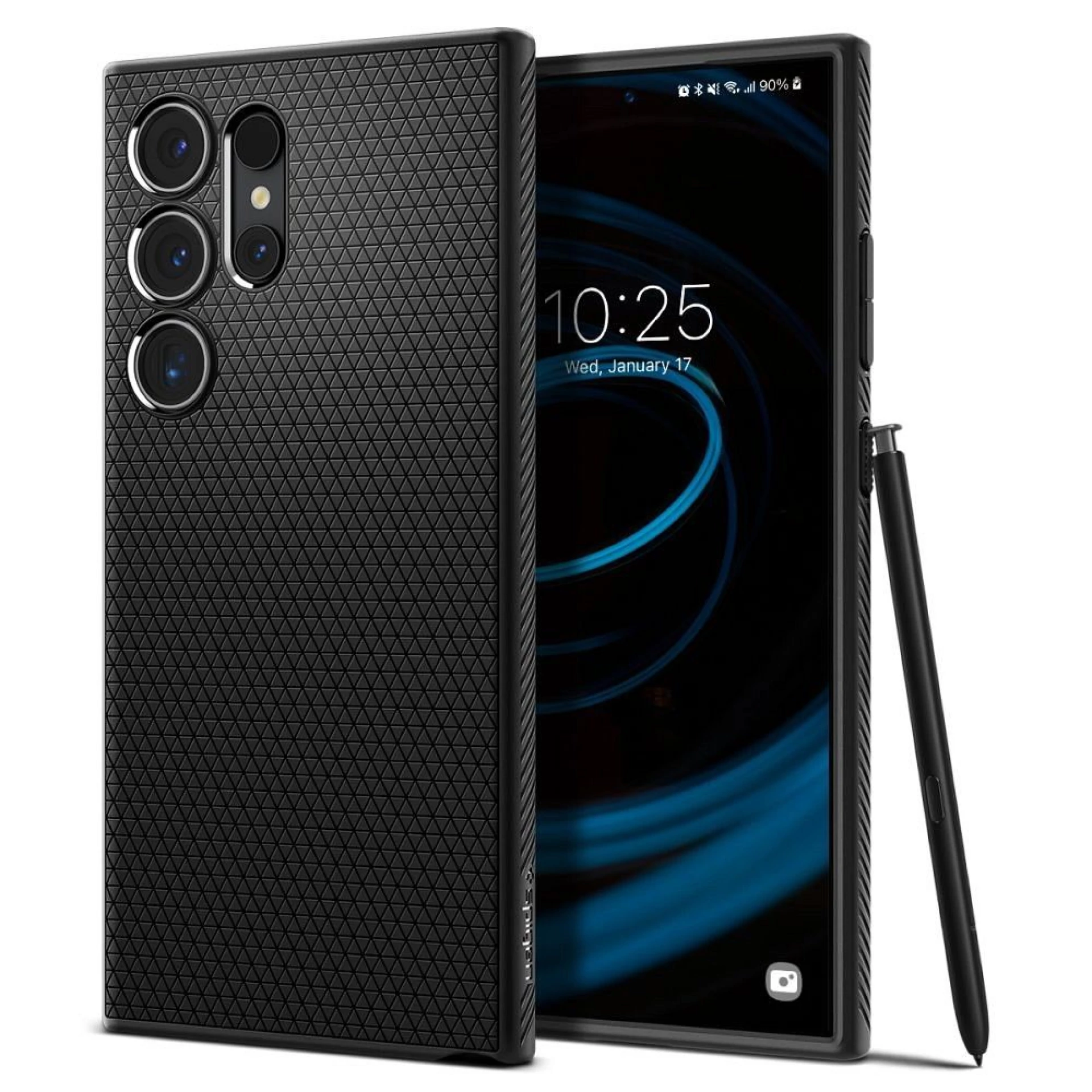Maska SPIGEN Liquid Air za Samsung S24 Ultra mat crna
