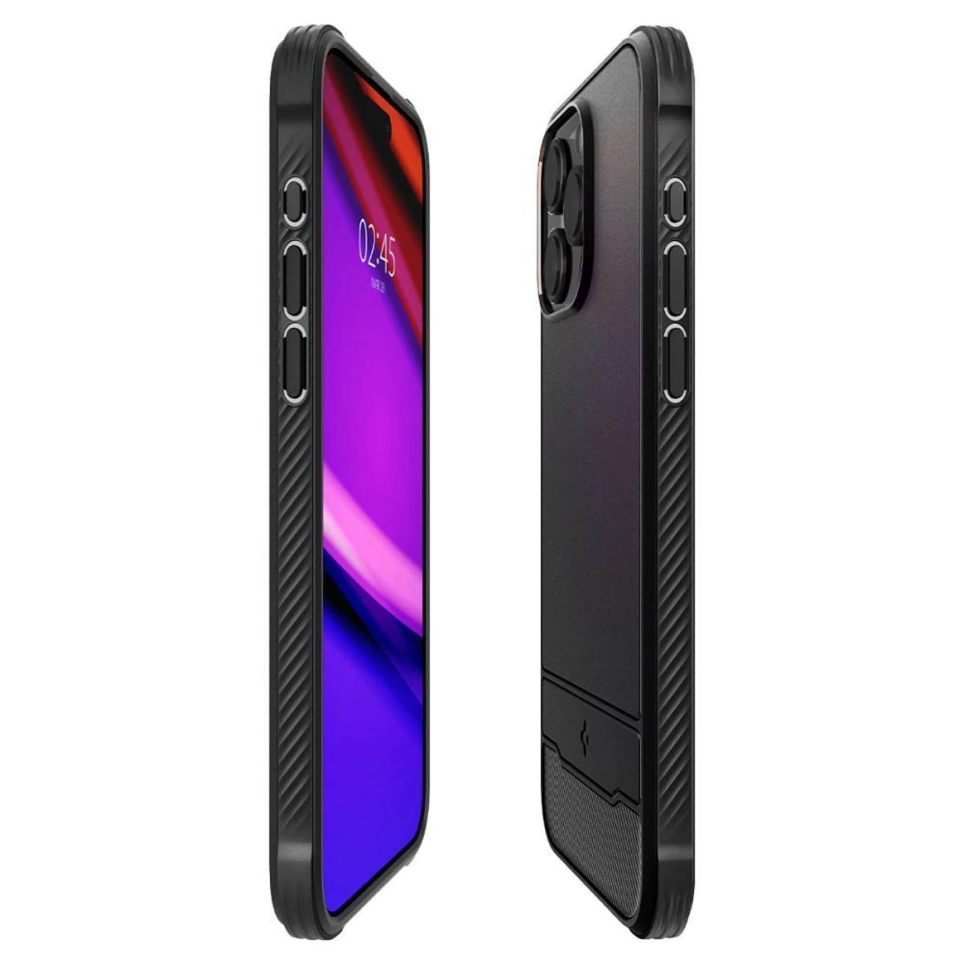 Maska SPIGEN MAG kompatibilna sa MAGSAFE za IPHONE 15 PRO mat crna