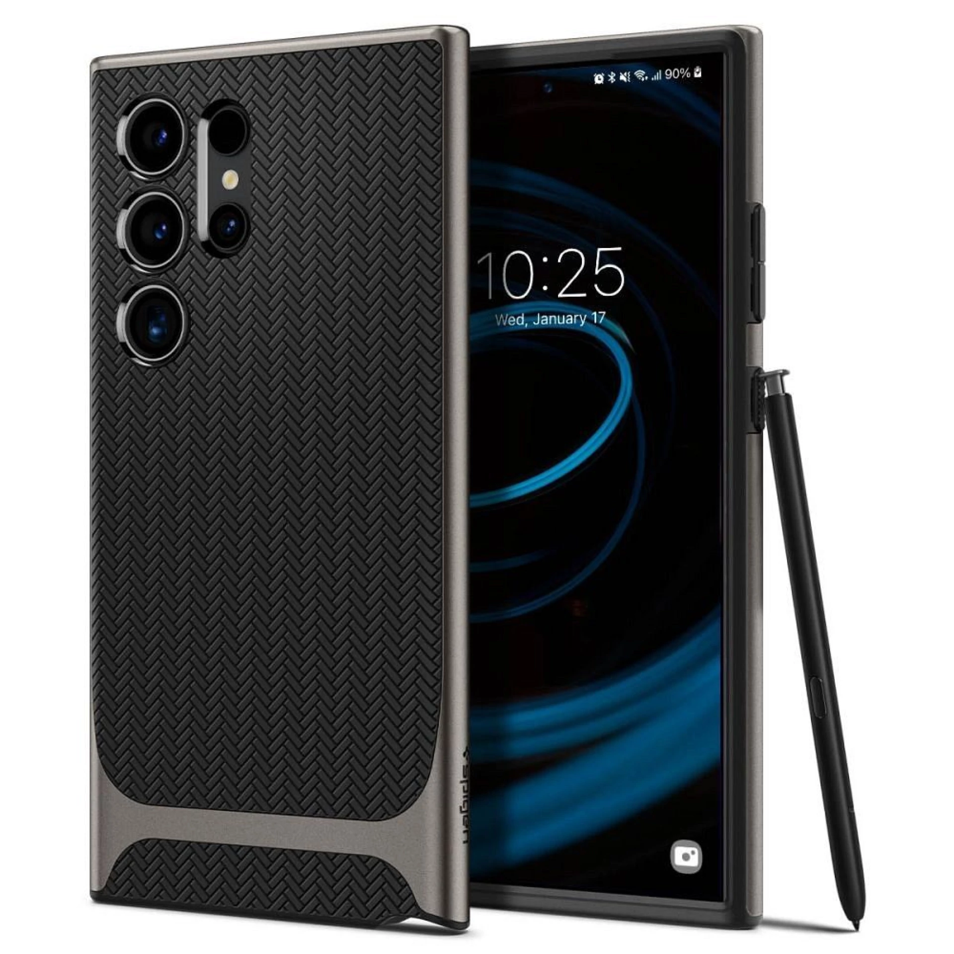 Maska SPIGEN NEO Hybrid za Samsung S24 Ultra gunmetal