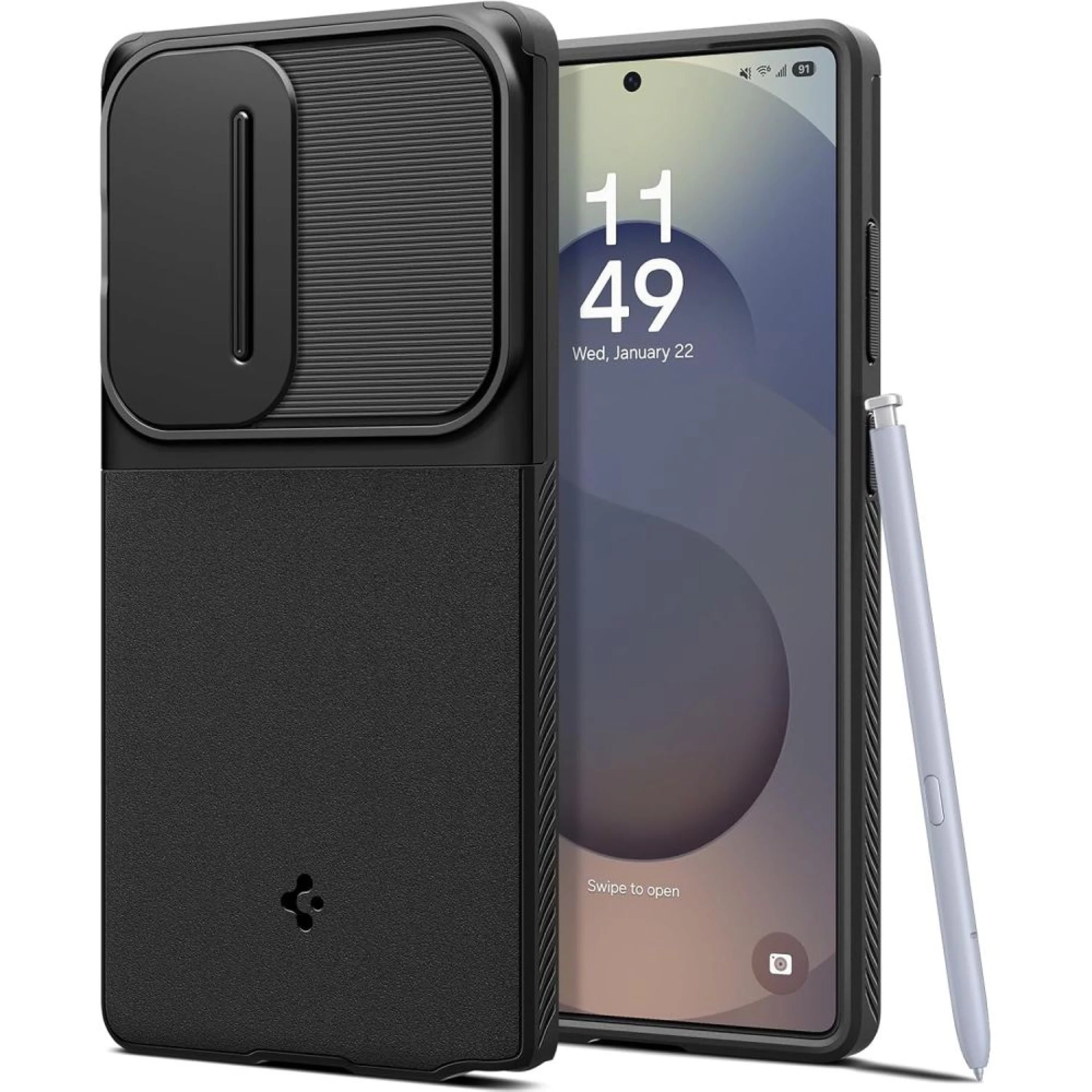 Maska SPIGEN Optik Armor Case za Samsung S25 Ultra crna