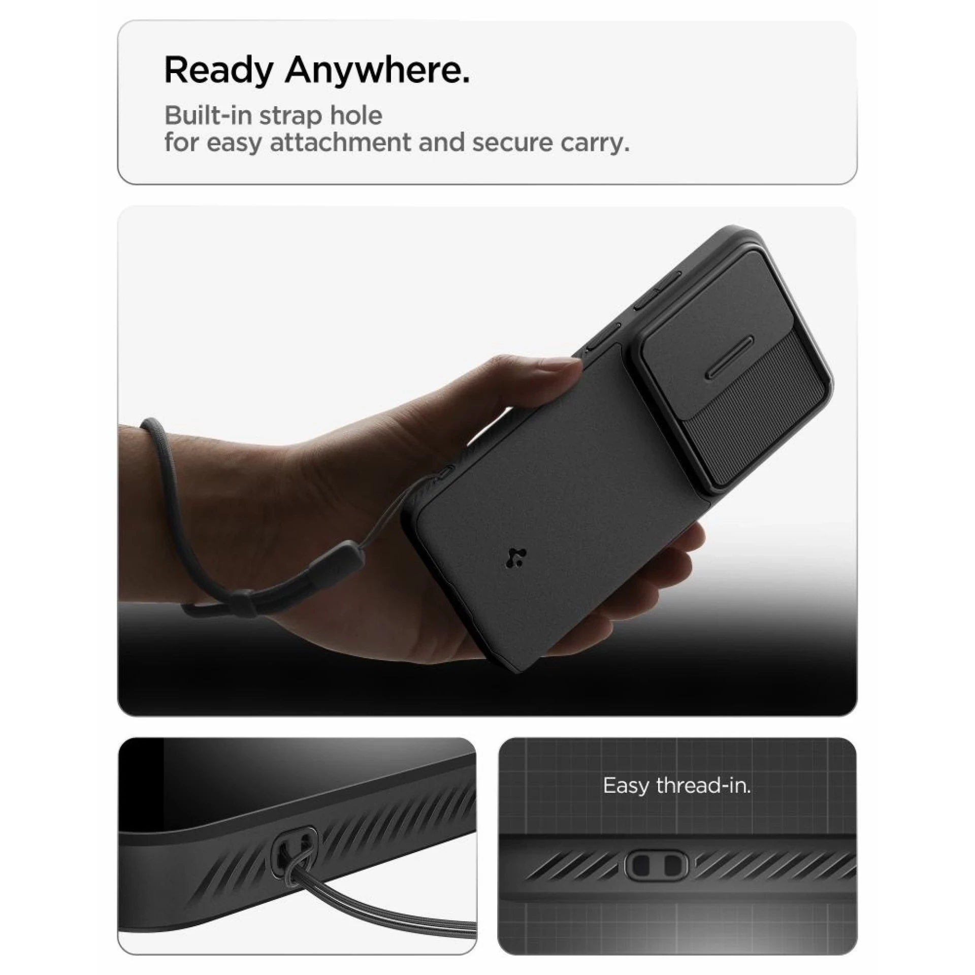 Maska Spigen Optik Armor Case za Samsung S26 Ultra crna