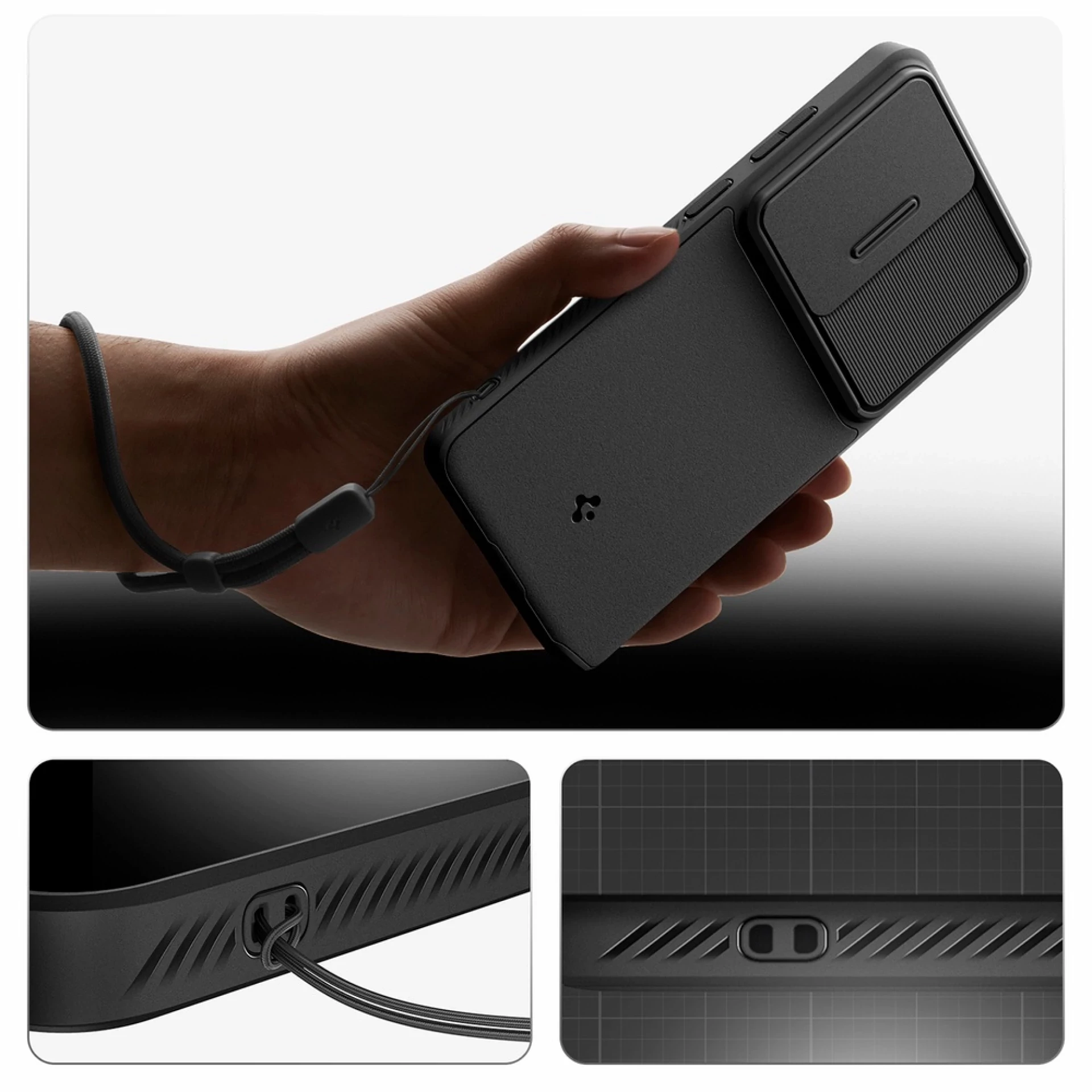 Maska Spigen Optik Armor Case za Samsung S26 Ultra crna