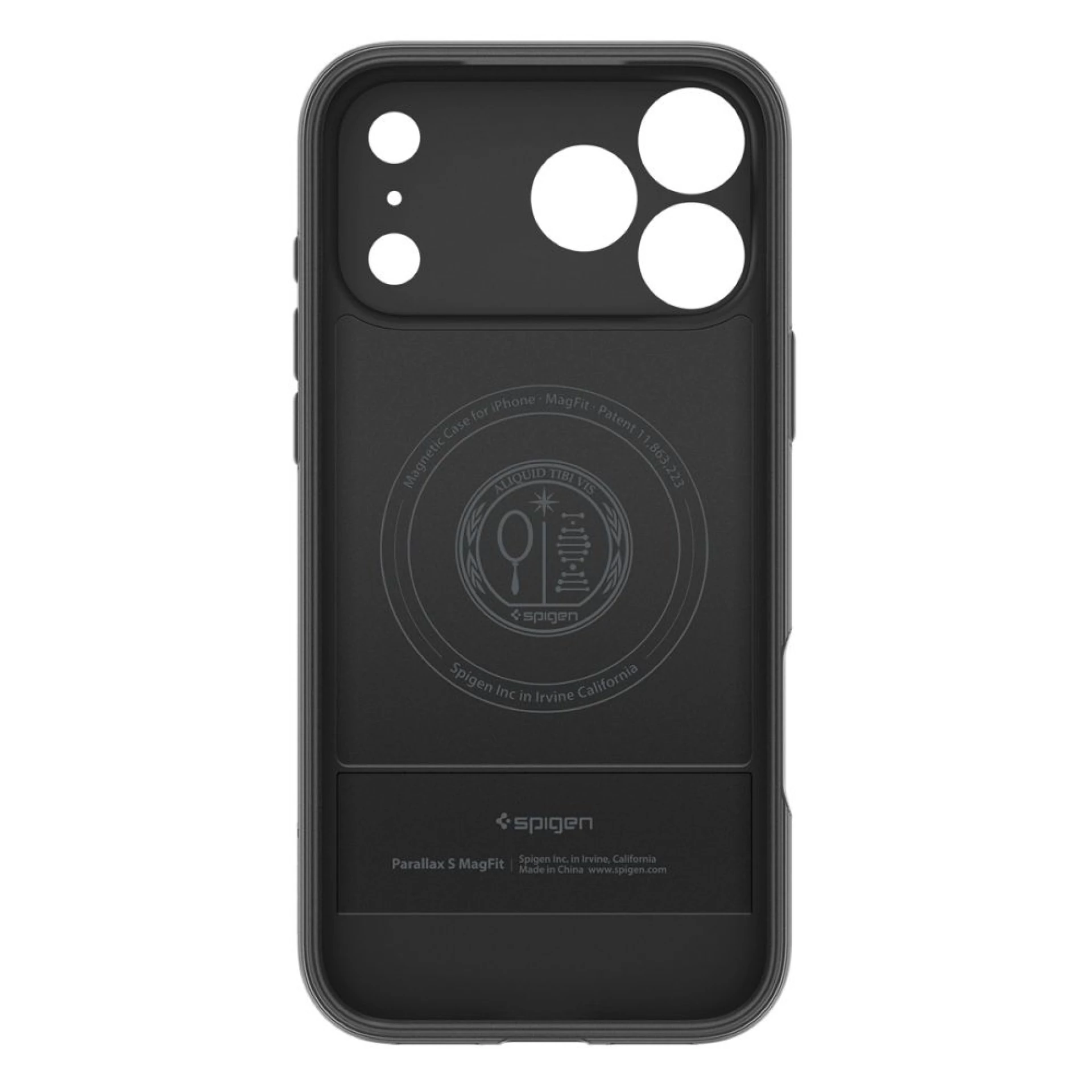 Maska Spigen Parallax "S" MagSafe za iPhone 17 Pro Max mat crna