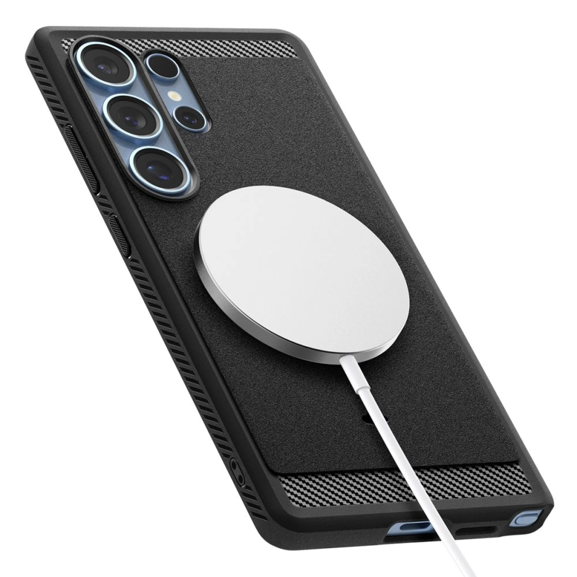 Maska Spigen Rugged Armor Mag za Samsung S25 Ultra crna
