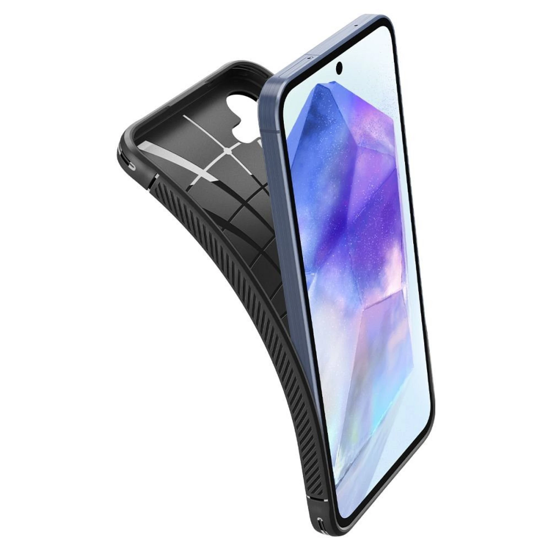 Maska SPIGEN Rugged Armor za Samsung A55 mat crna
