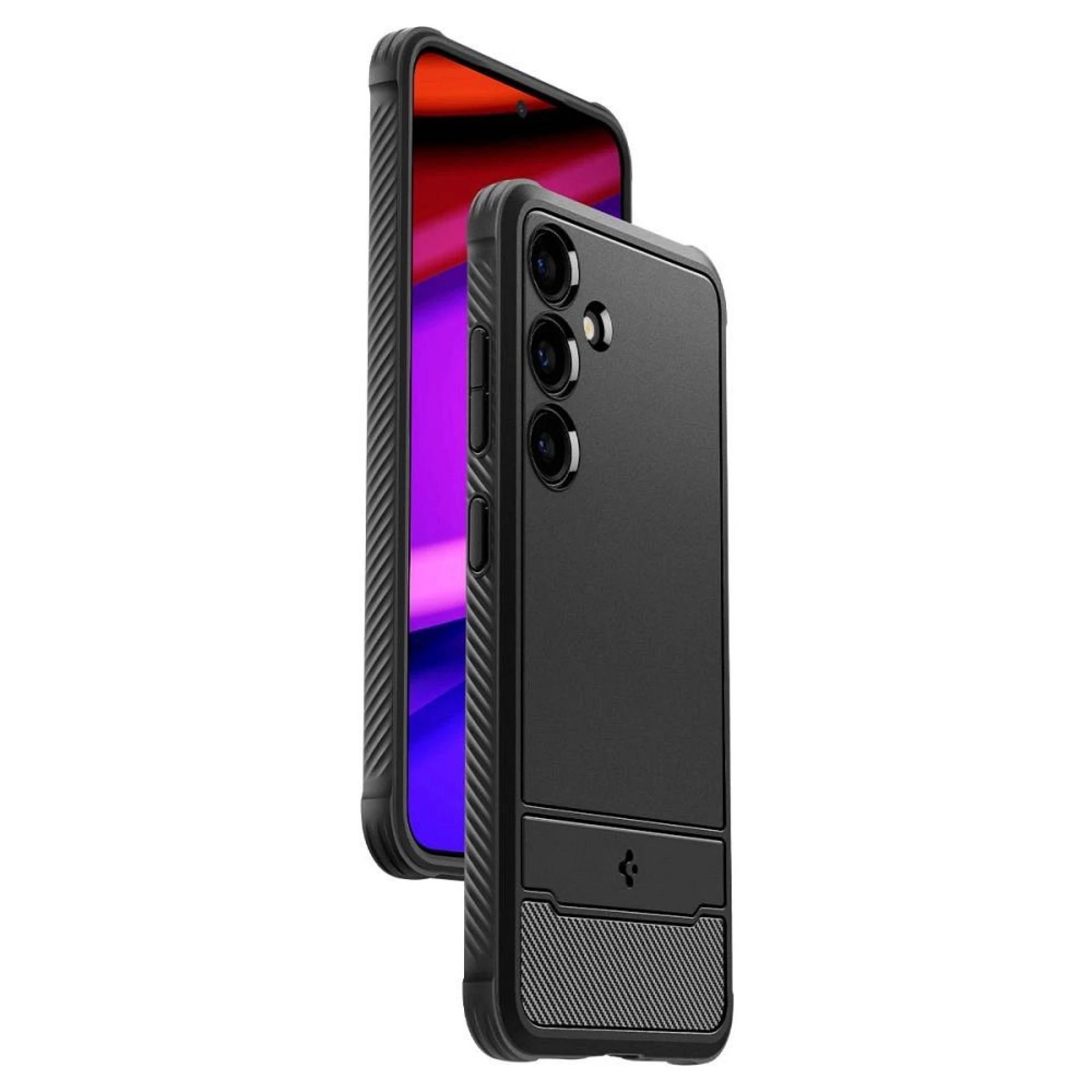 Maska SPIGEN Rugged Armor za Samsung S24 mat crna