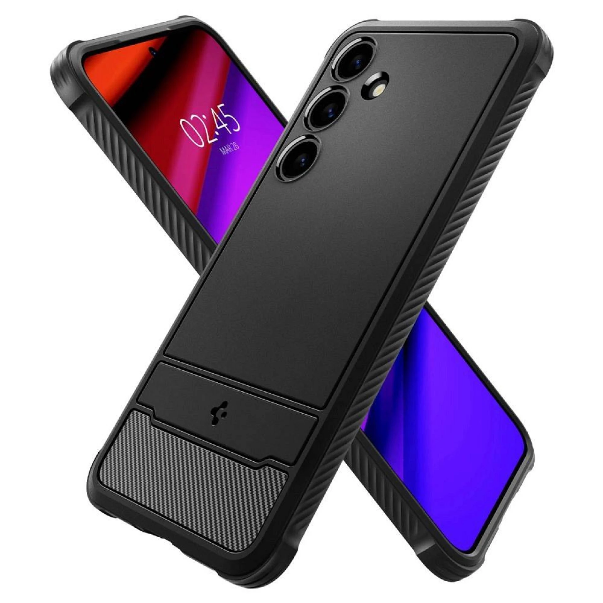 Maska SPIGEN Rugged Armor za Samsung S24 mat crna