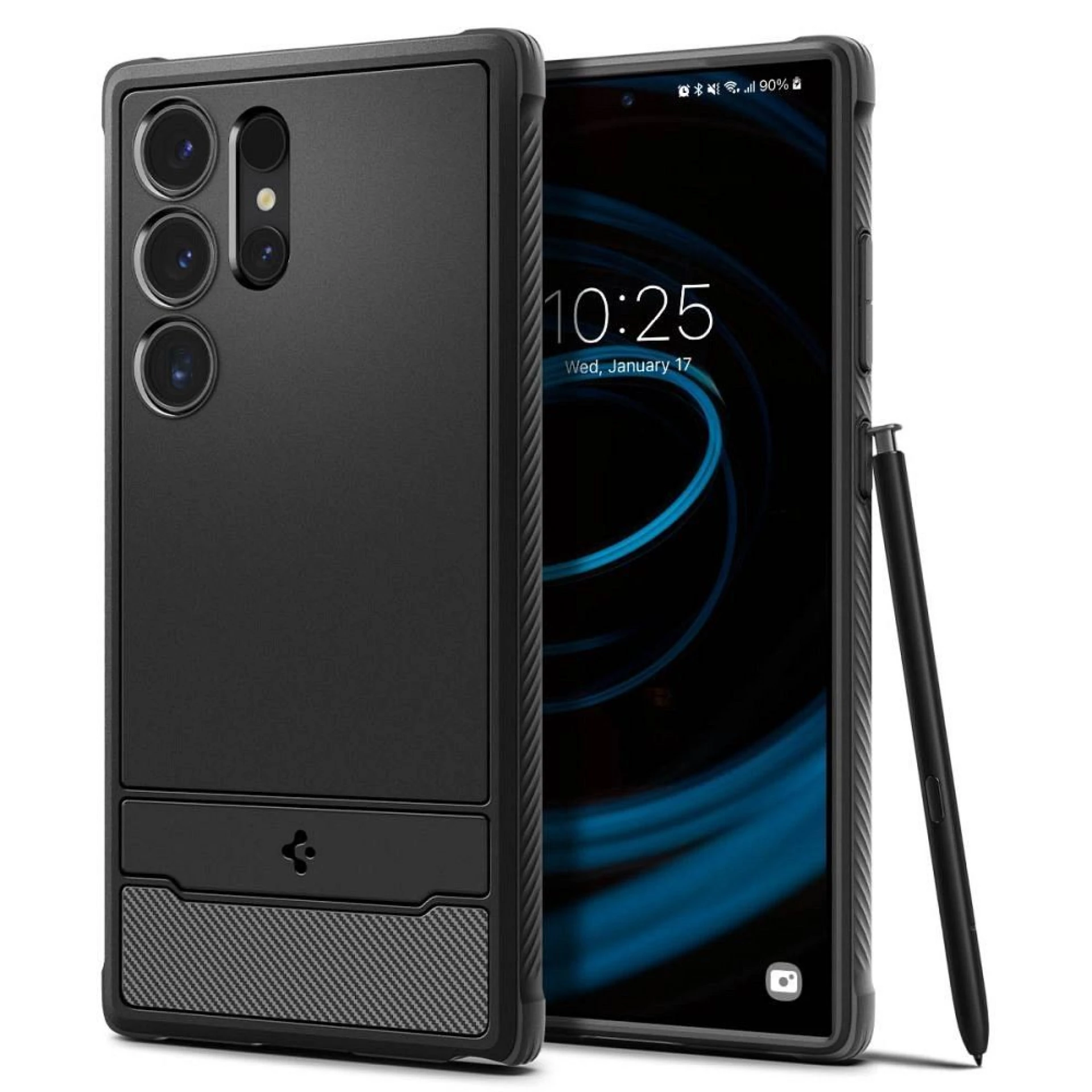 Maska SPIGEN Rugged Armor za Samsung S24 Ultra mat crna