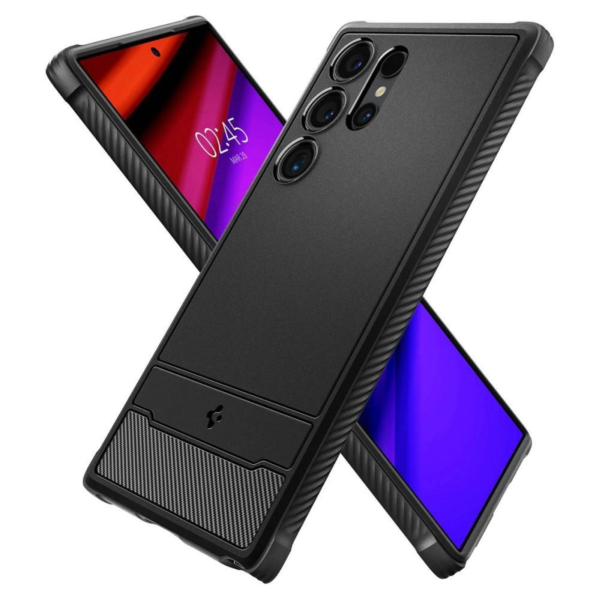 Maska SPIGEN Rugged Armor za Samsung S24 Ultra mat crna