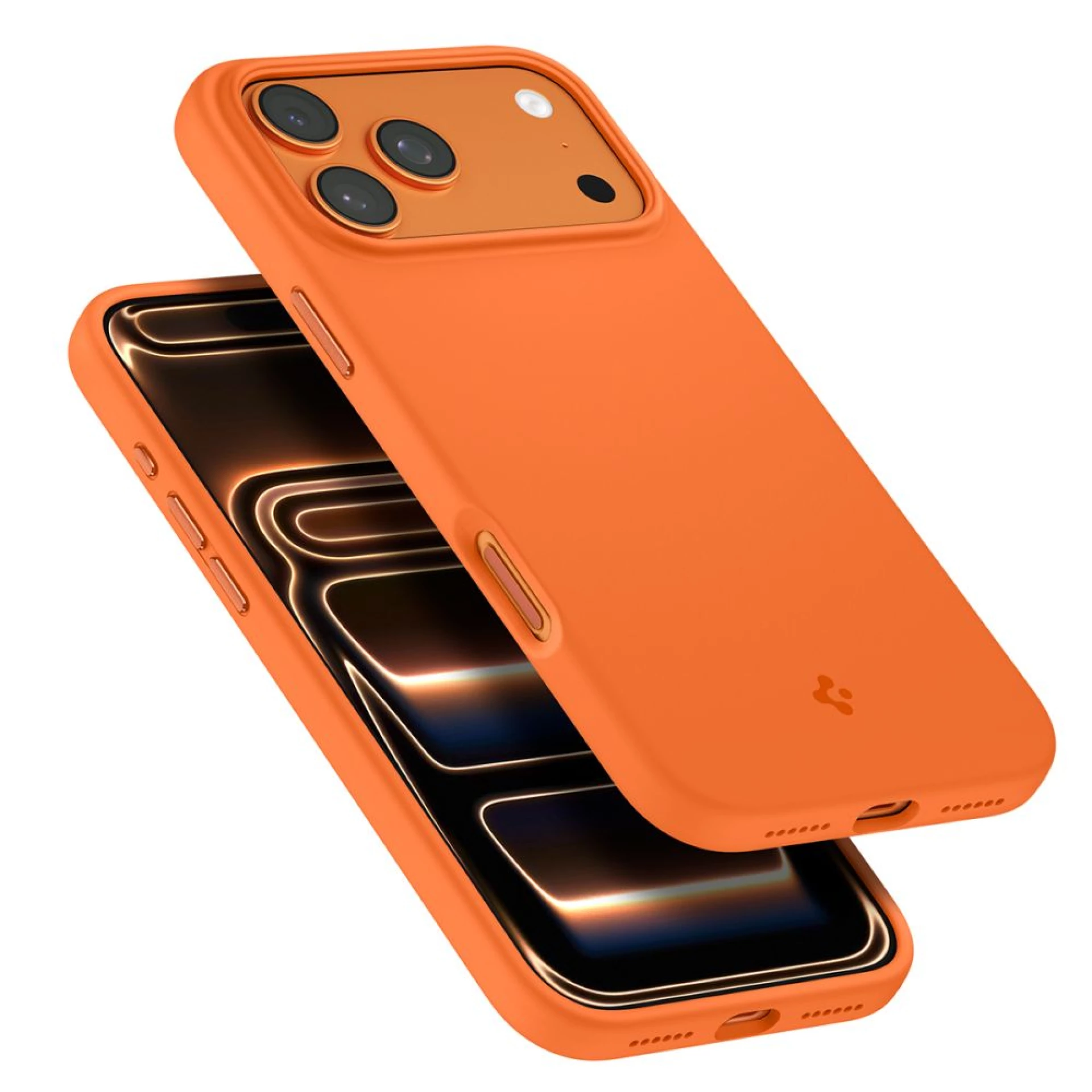 Maska Spigen Silicone Fit Mag Case za iPhone 17 Pro Max Orange