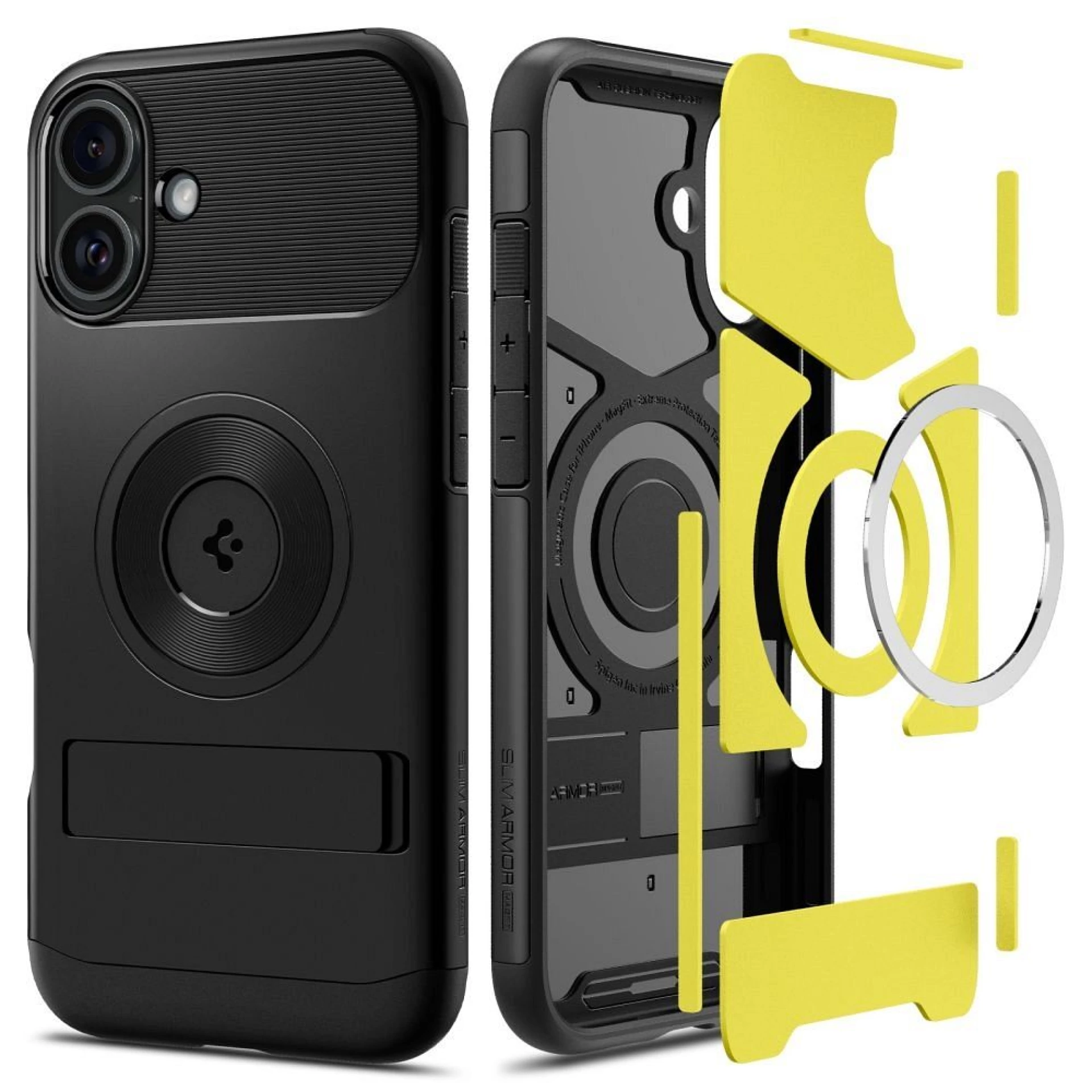 Maska SPIGEN Slim Armor komp.sa MagSafe za iPhone 16 crna