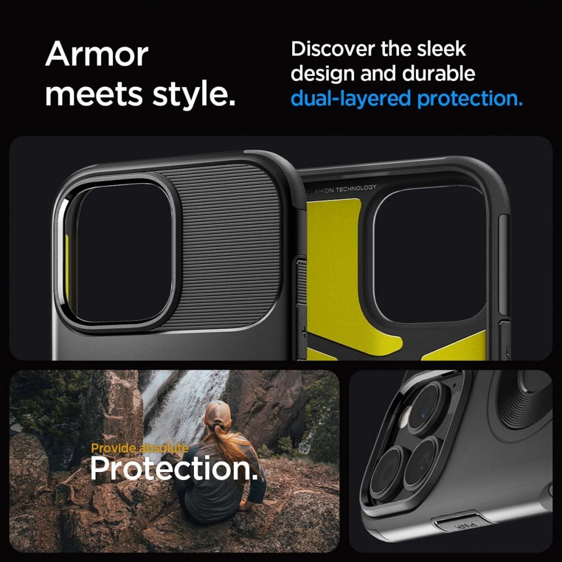 Maska SPIGEN Slim Armor komp.sa MagSafe za iPhone 16 Pro crna