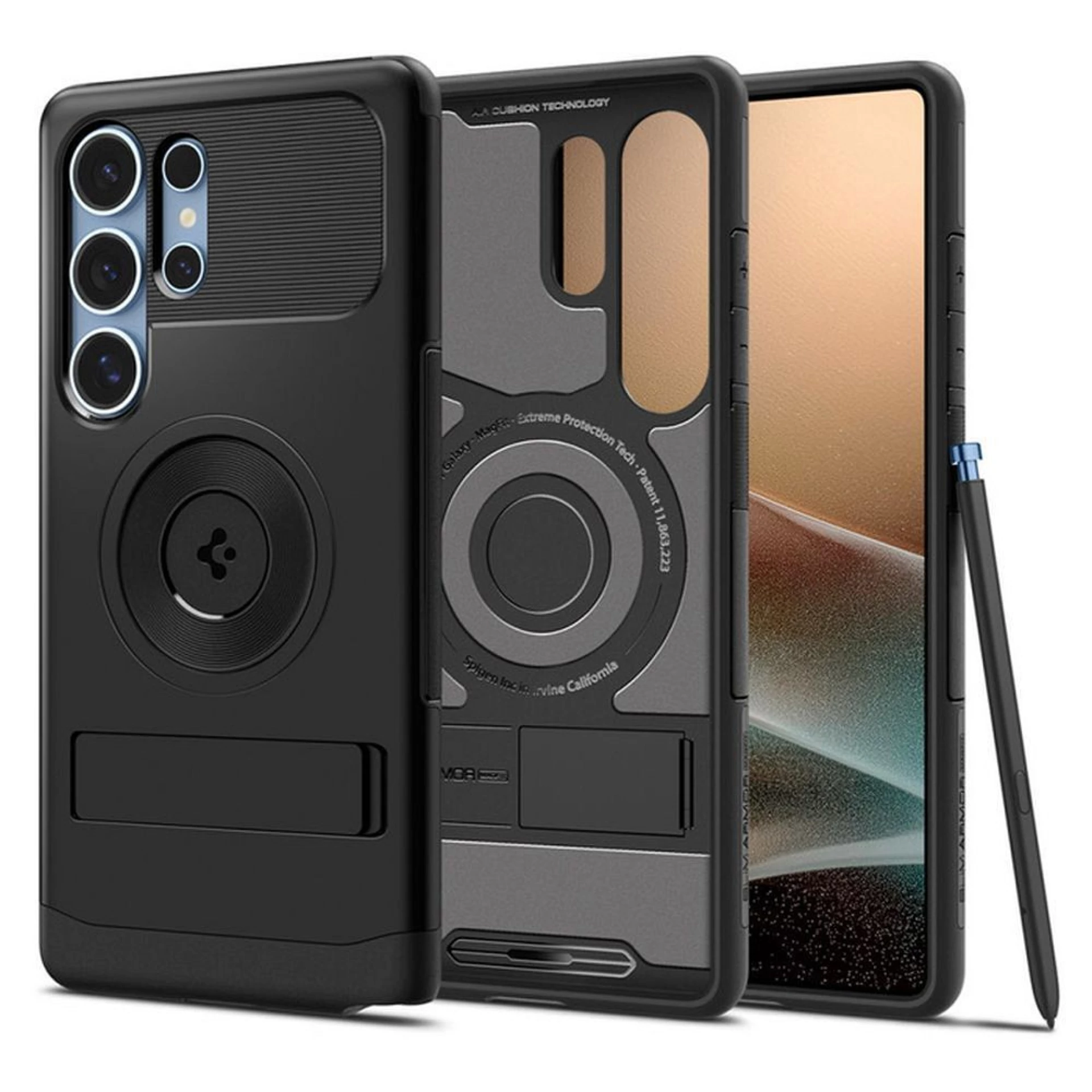 Maska Spigen Slim Armor MagSafe Case za Samsung S25 Ultra crna
