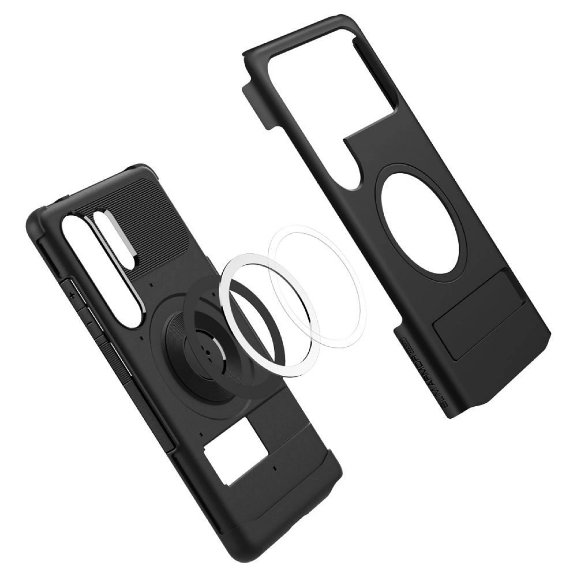 Maska Spigen Slim Armor MagSafe Case za Samsung S25 Ultra crna
