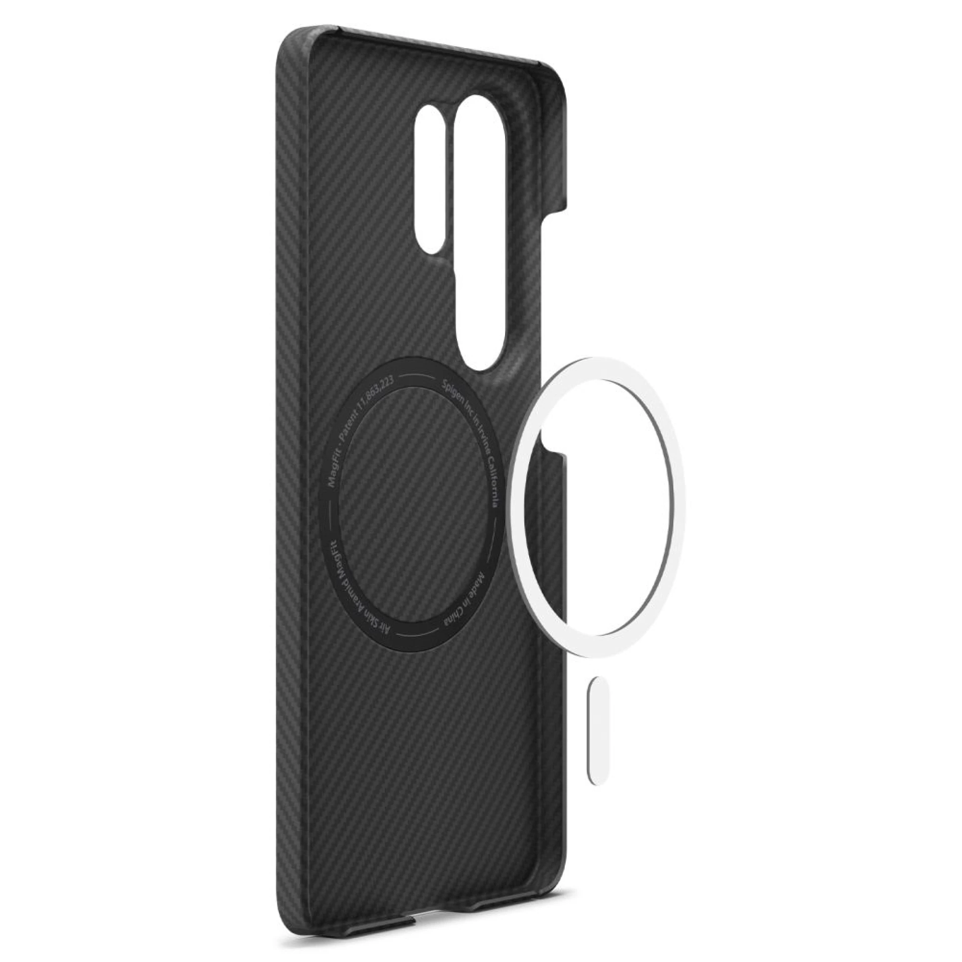 Maska Spigen Spigen AirSkin Aramid MagSafe za Samsung S26 Ultra crna