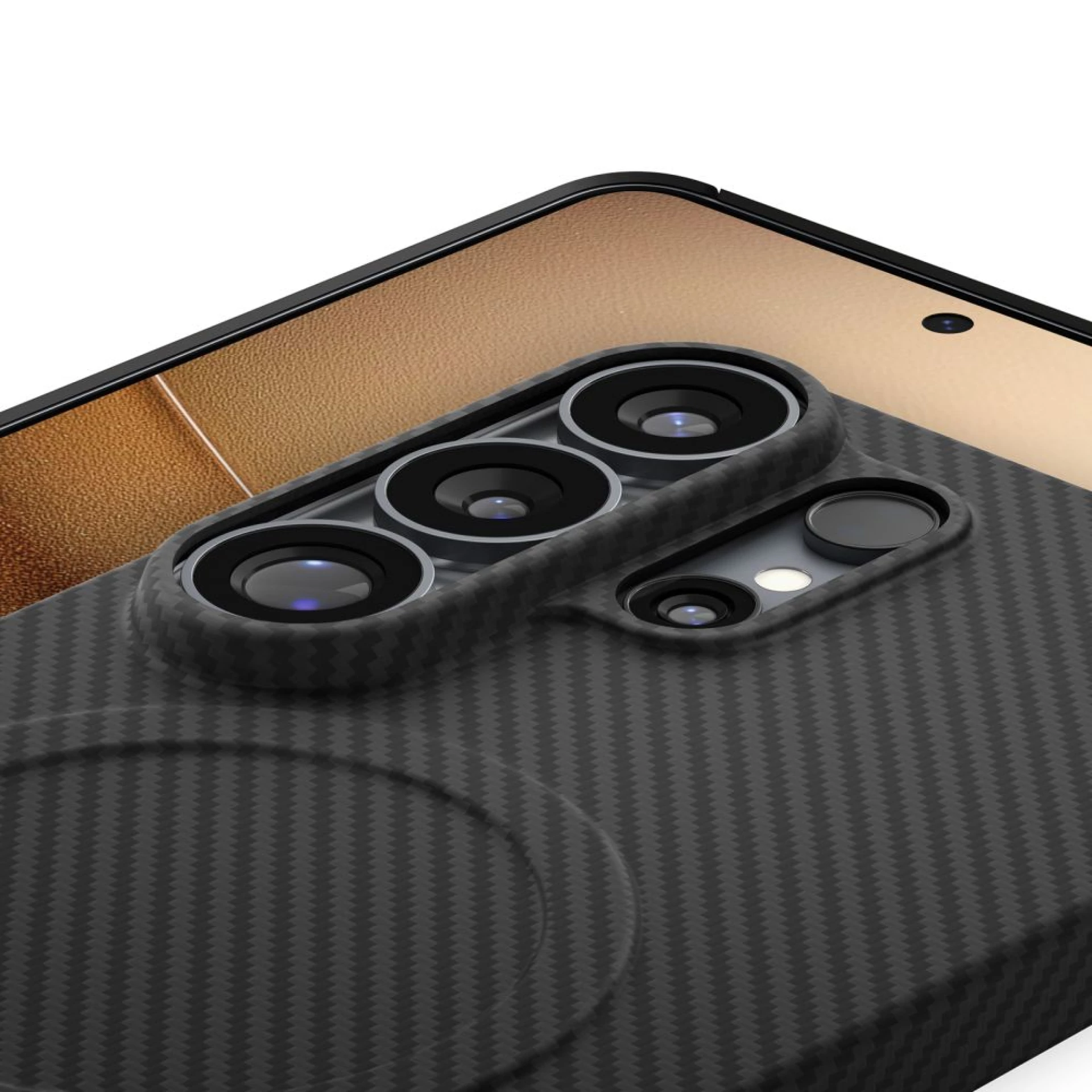 Maska Spigen Spigen AirSkin Aramid MagSafe za Samsung S26 Ultra crna