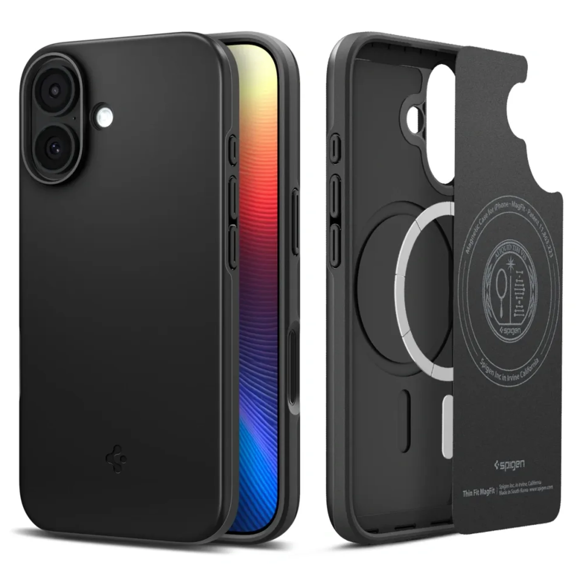 Maska Spigen Thin Fit MagSafe za iPhone 17 crna