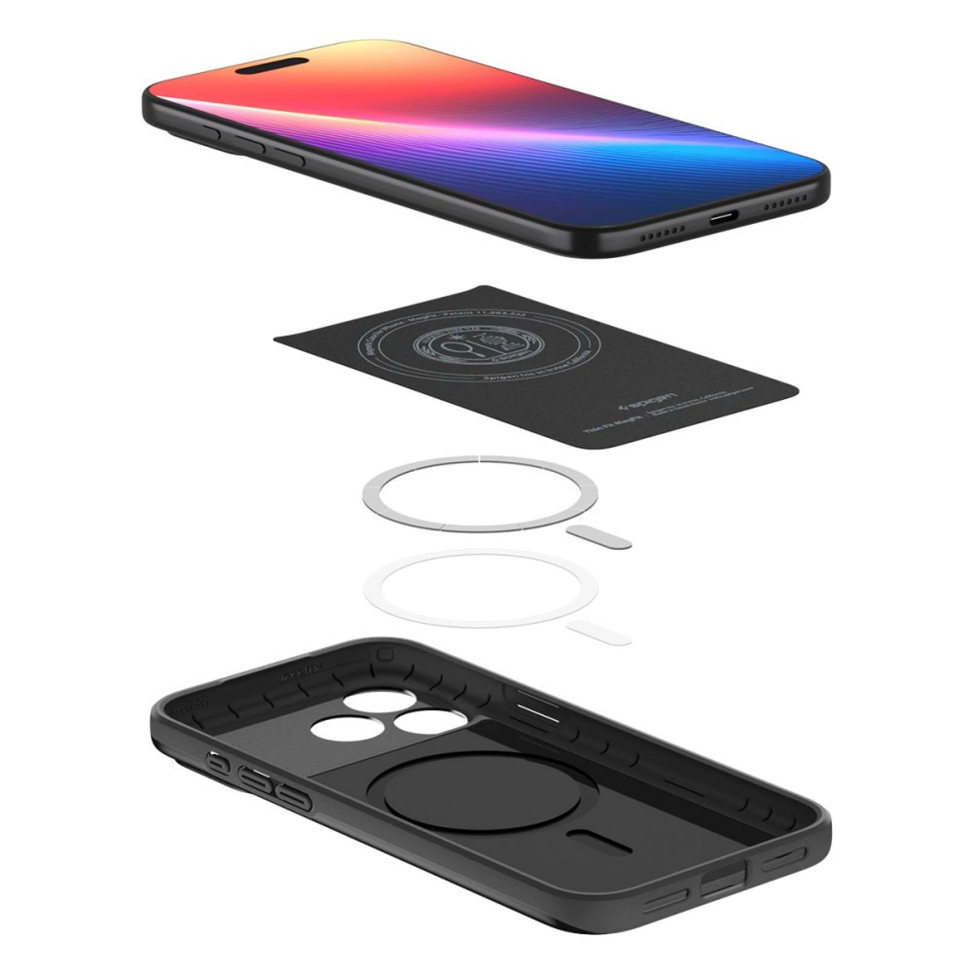 Maska Spigen Thin Fit MagSafe za iPhone 17 Pro crna