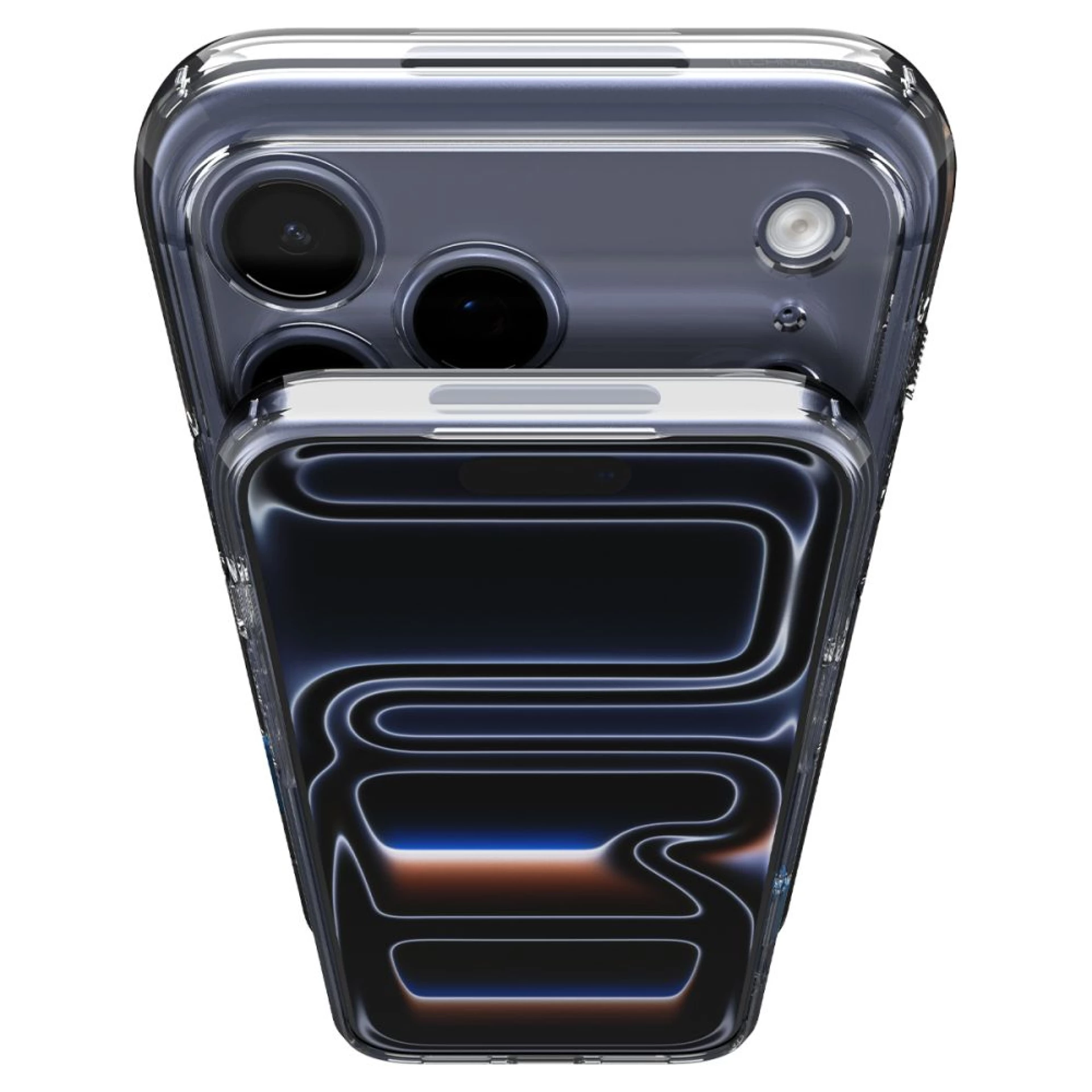 Maska Spigen Thin Fit MagSafe za iPhone 17 Pro Max clear plava