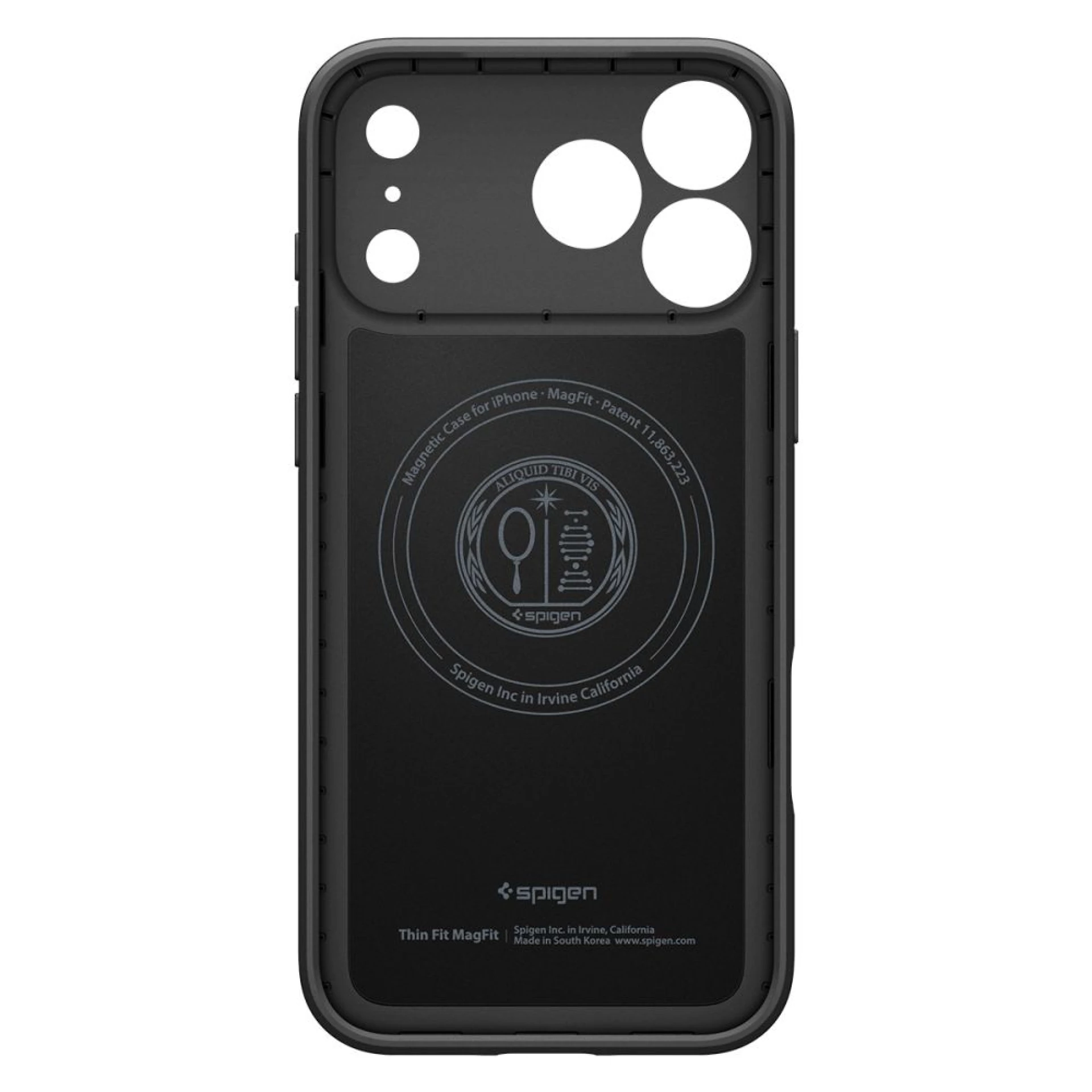 Maska Spigen Thin Fit MagSafe za iPhone 17 Pro Max crna
