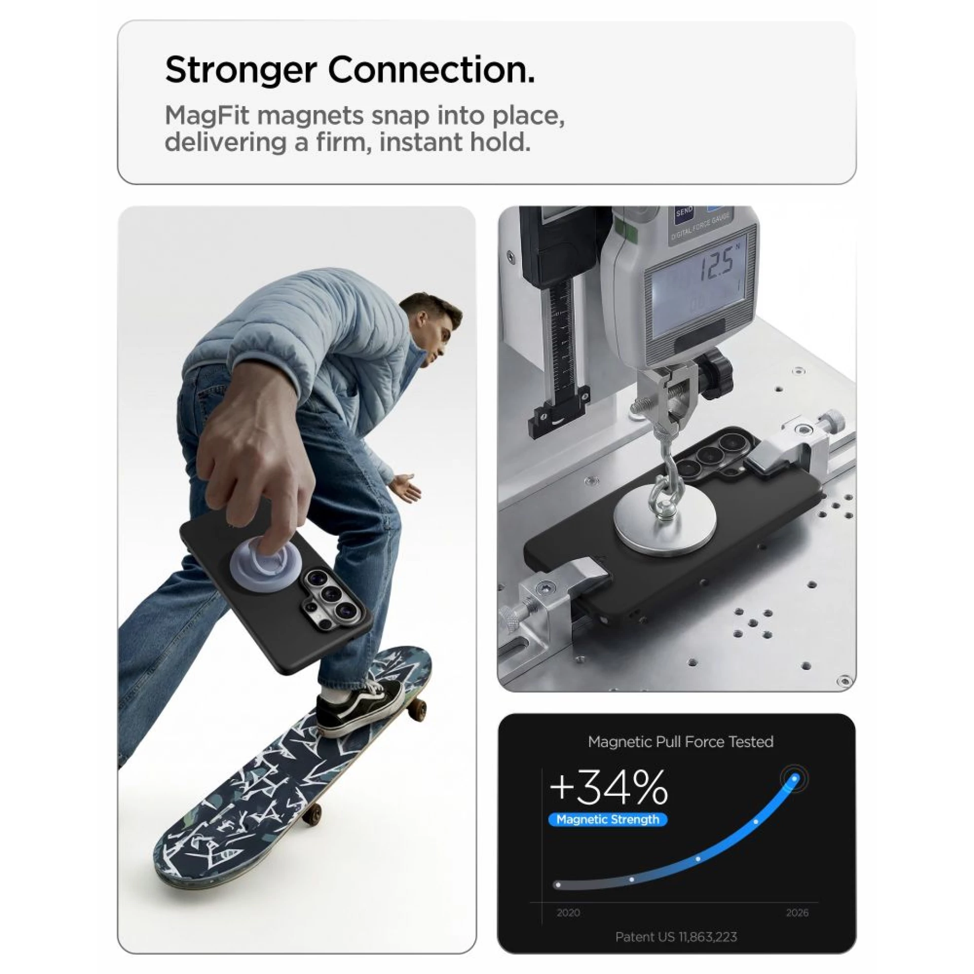 Maska Spigen Thin Fit MagSafe za Samsung S26 Ultra crna