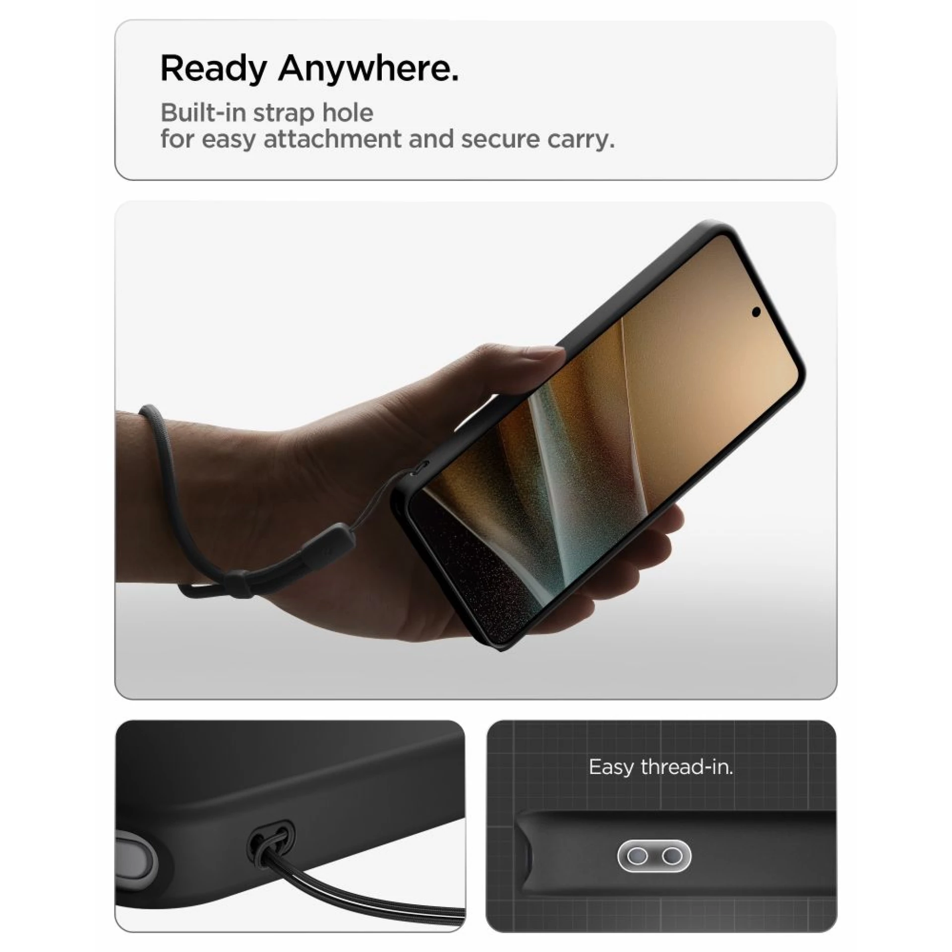 Maska Spigen Thin Fit MagSafe za Samsung S26 Ultra crna