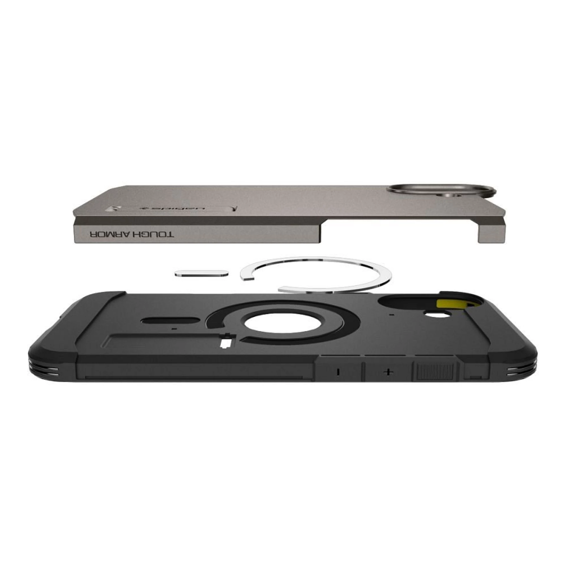 Maska SPIGEN Tough Armor komp.sa MagSafe za iPhone 16 gunmetal