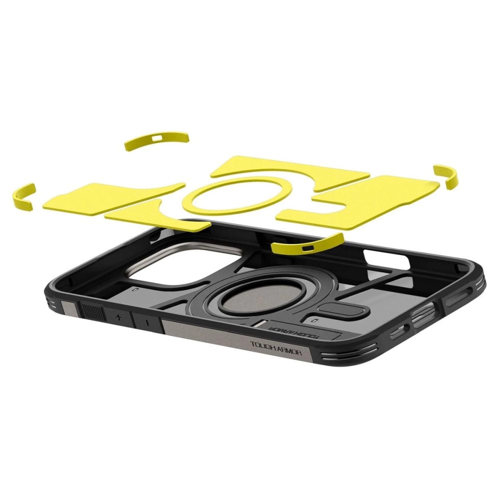 Maska SPIGEN Tough Armor komp.sa MagSafe za iPhone 16 Pro gunmetal