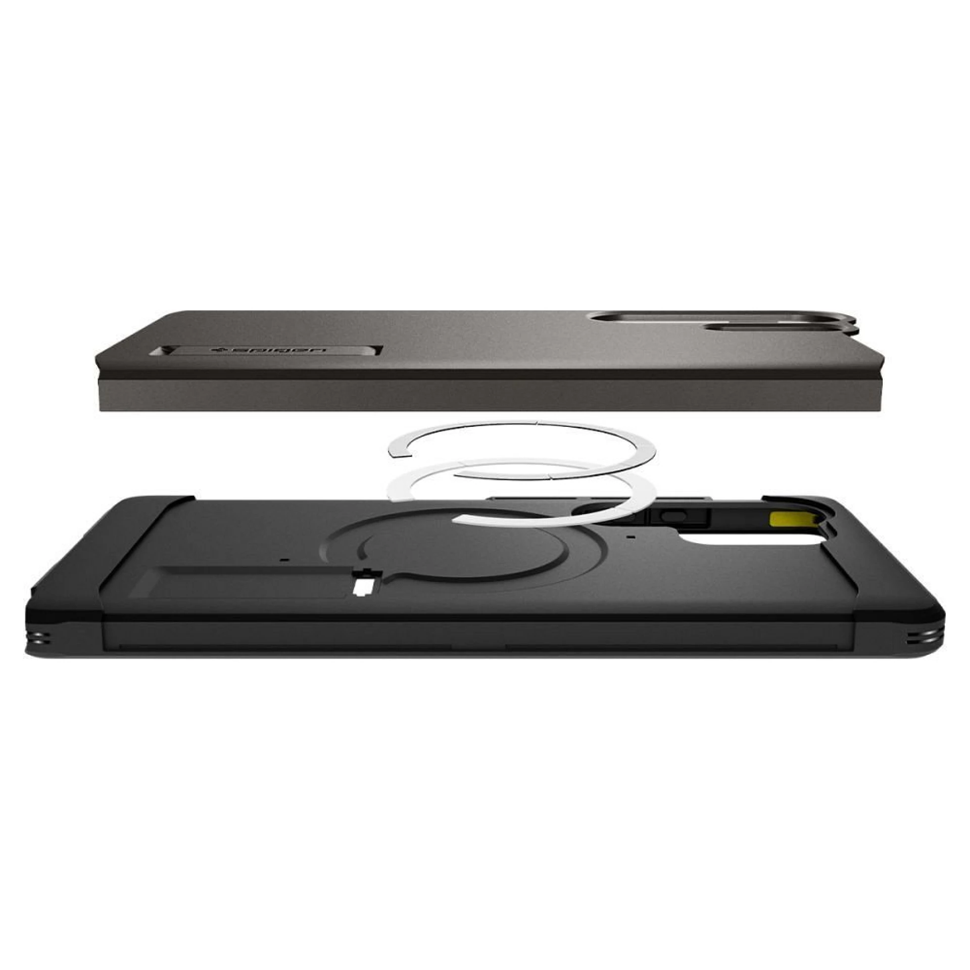 Maska SPIGEN Tough Armor komp.sa MagSafe za Samsung S25 Ultra gunmetal