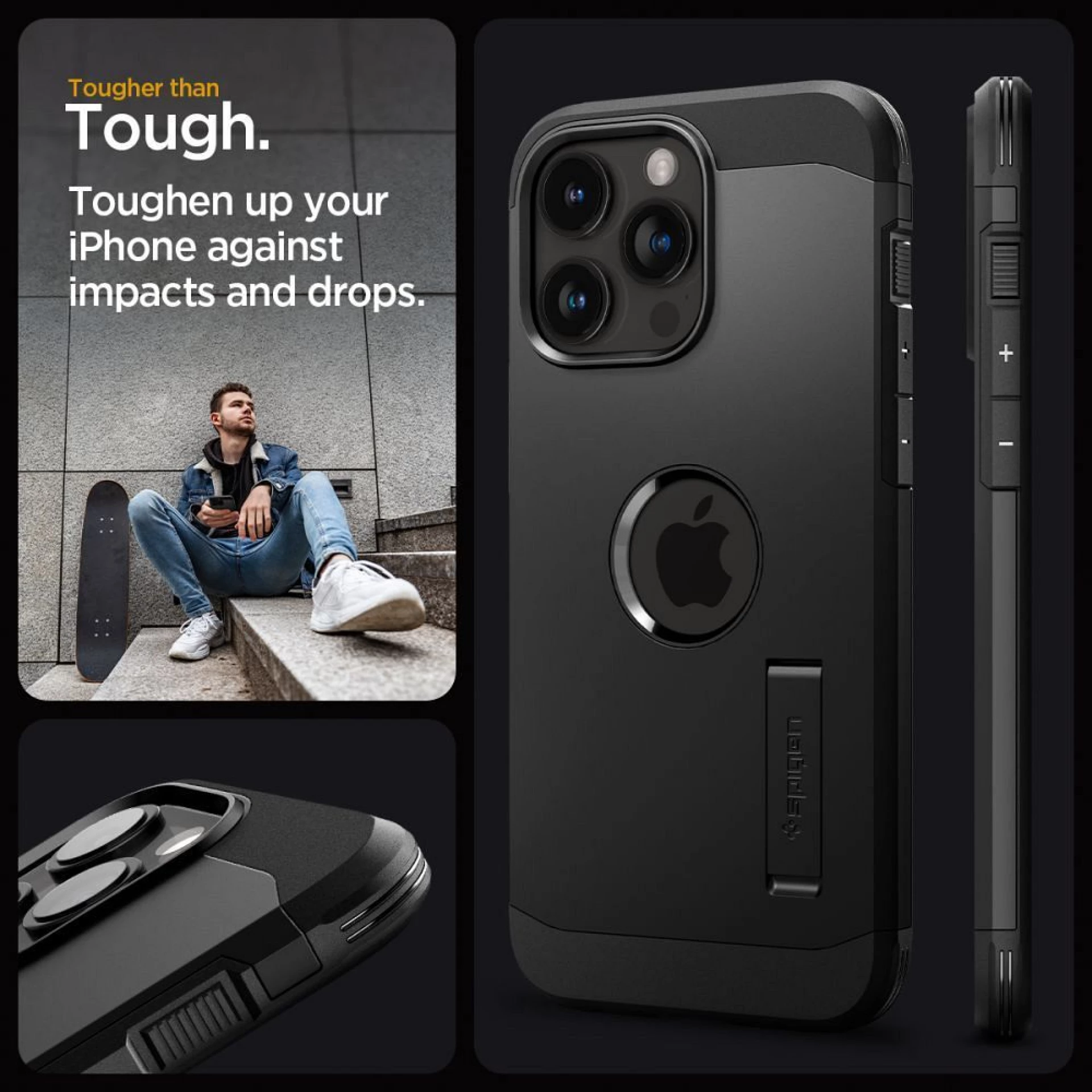 Maska SPIGEN Tough Armor MAG kompatibilna sa MagSafe za IPHONE 15 PRO MAX