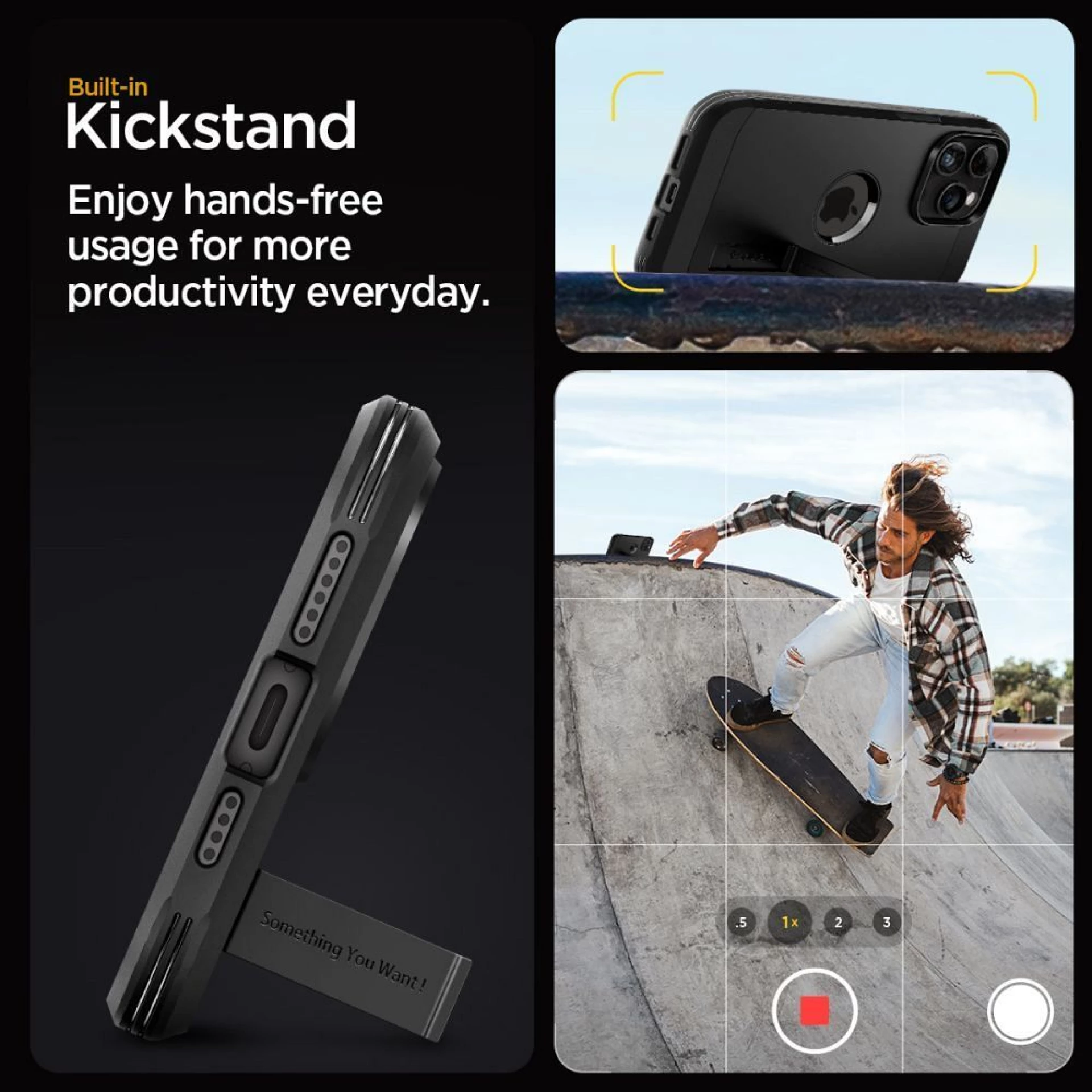 Maska SPIGEN Tough Armor MAG kompatibilna sa MagSafe za IPHONE 15 PRO MAX