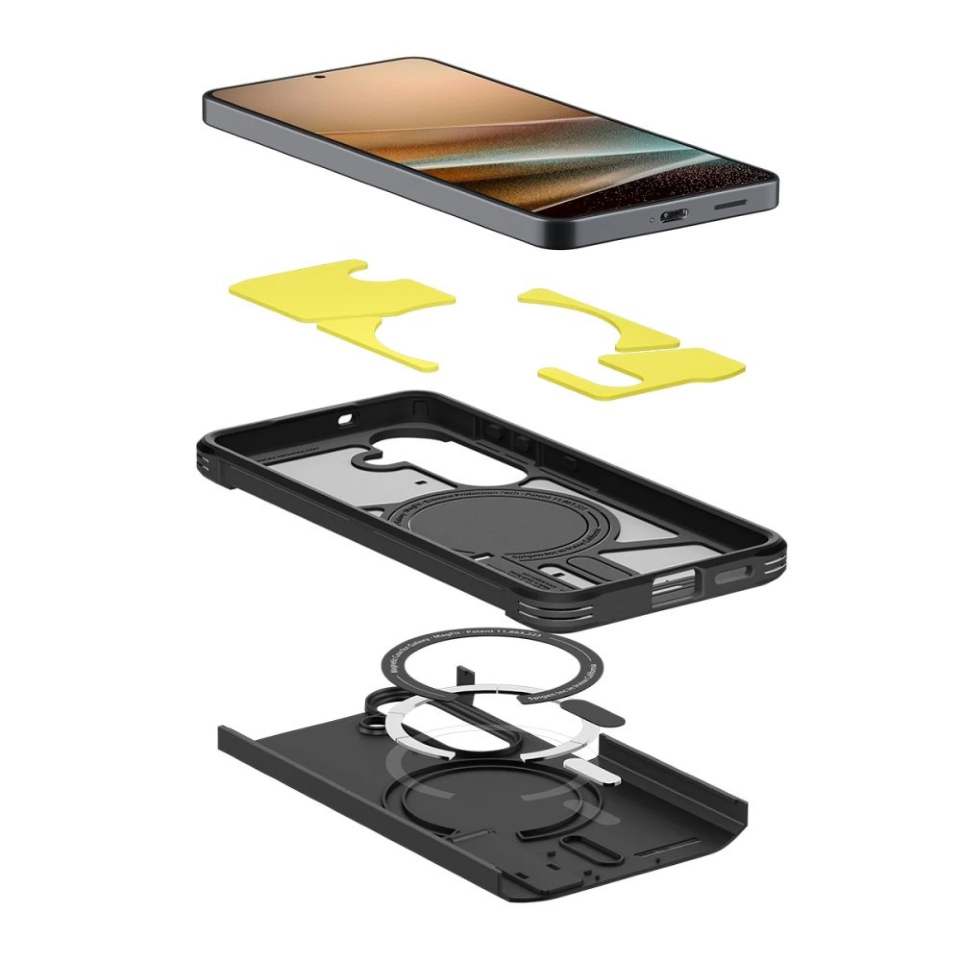 Maska Spigen Tough Armor MagSafe za Samsung S26+ crna