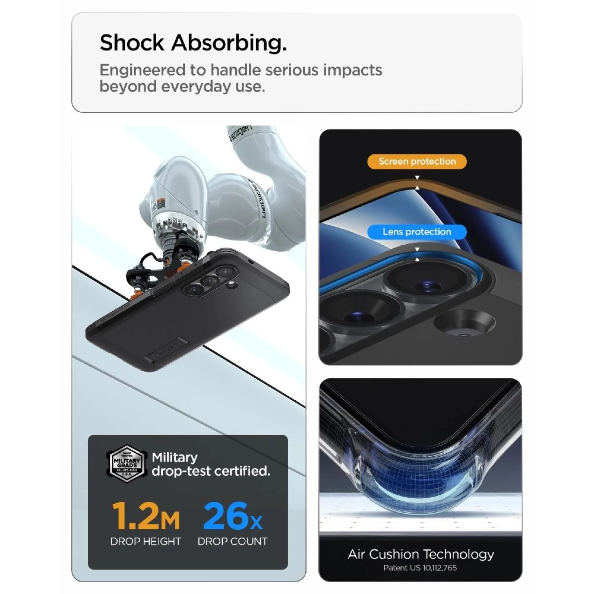 Maska Spigen Tough Armor MagSafe za Samsung S26+ crna