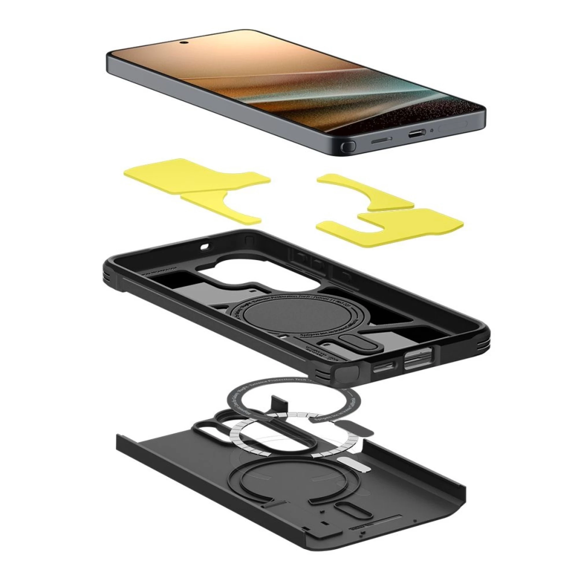 Maska Spigen Tough Armor MagSafe za Samsung S26 Ultra crna