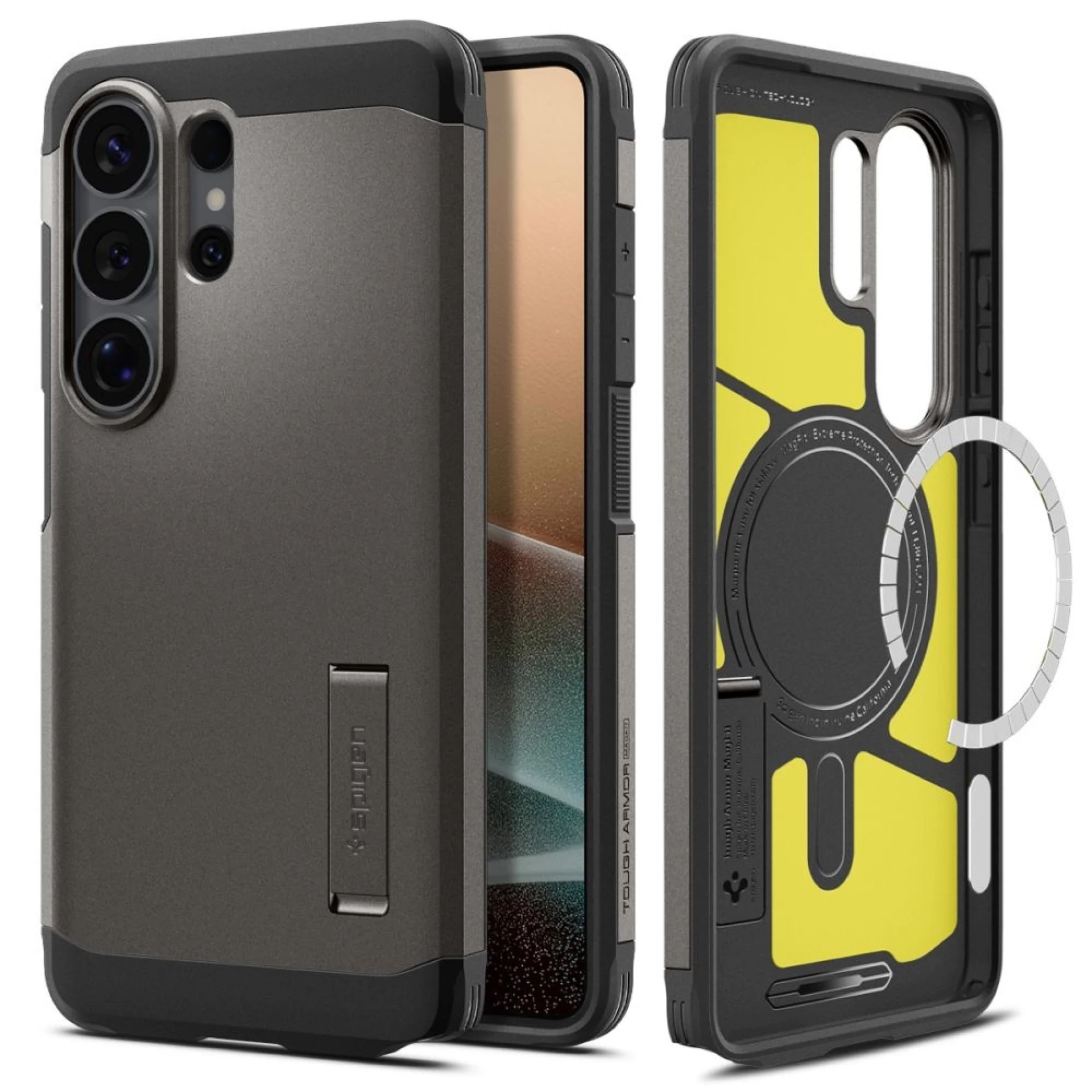 Maska Spigen Tough Armor MagSafe za Samsung S26 Ultra siva
