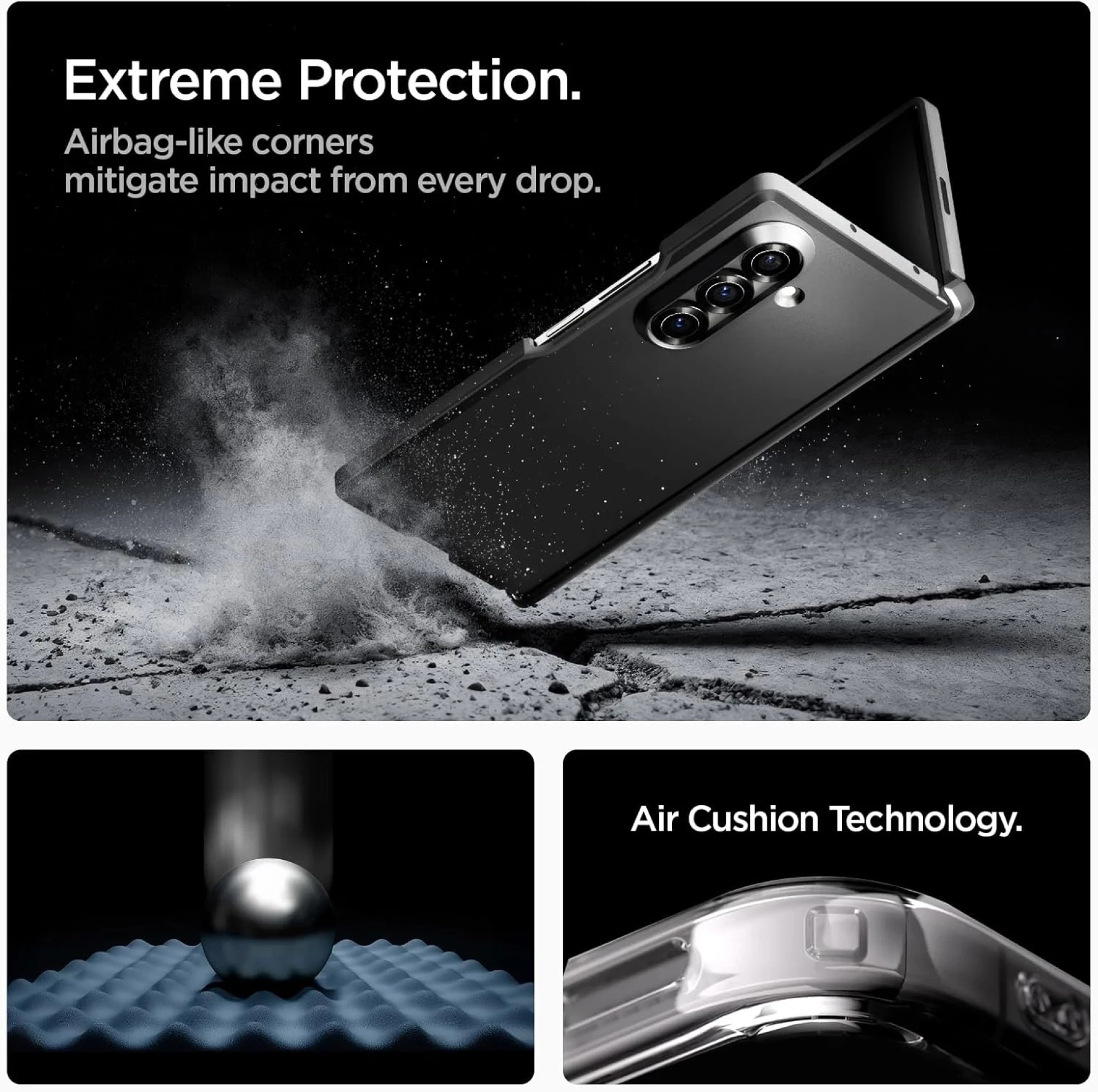 Maska SPIGEN Tough Armor Pro Mag Fit za Samsung Z Fold7 crna